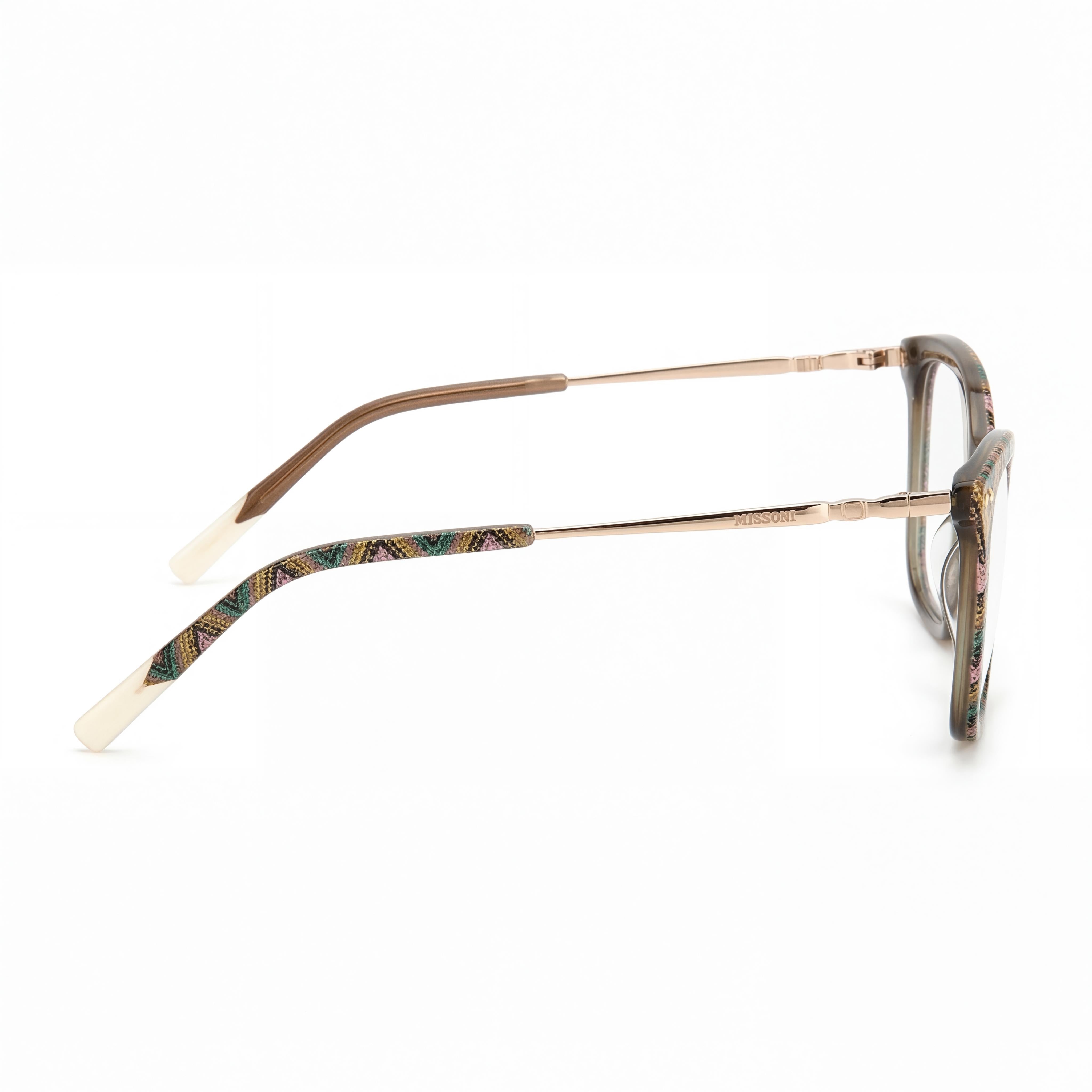 M Missoni Modern Sunglasses for Women, featuring a Pattern Multic Acetate Frame and Polycarbonate Lenses, 53mm, Photo 2