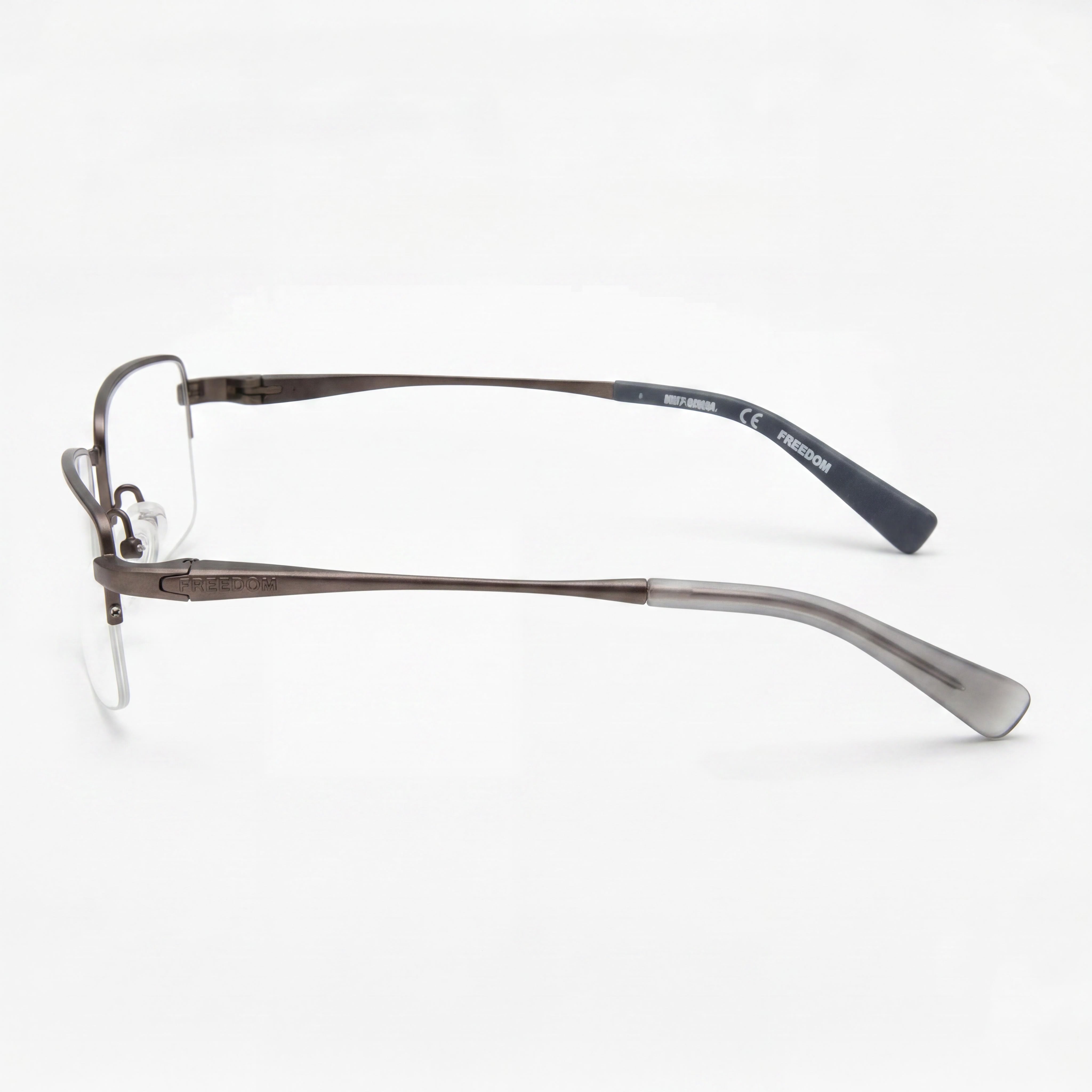 Harley-Davidson HD9024 - Montura de titanio unisex, lentes transparentes metalizado mate, 59 mm, Photo 2