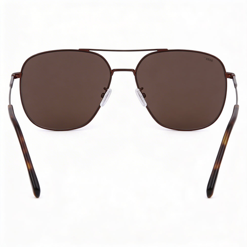 Hugo Boss Boss 1557/O/F/S 1ot 1ot - Montura de plástico gris para hombre, lentes marrones, protección UV, 62 mm