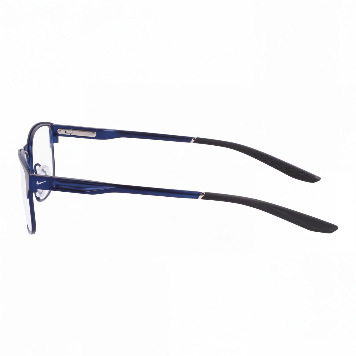 Gafas Unisex Nike 8046 con Montura Metálica Estilo Moderno y Lentes de Policarbonato, Azul Marino Satinado/Negro 54mm, Photo 3