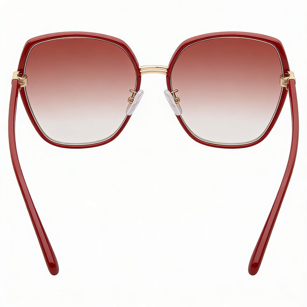 Guess Women's Multicoloured Plastic Brown Lens 100% UV Protection Sunglasses 59mm