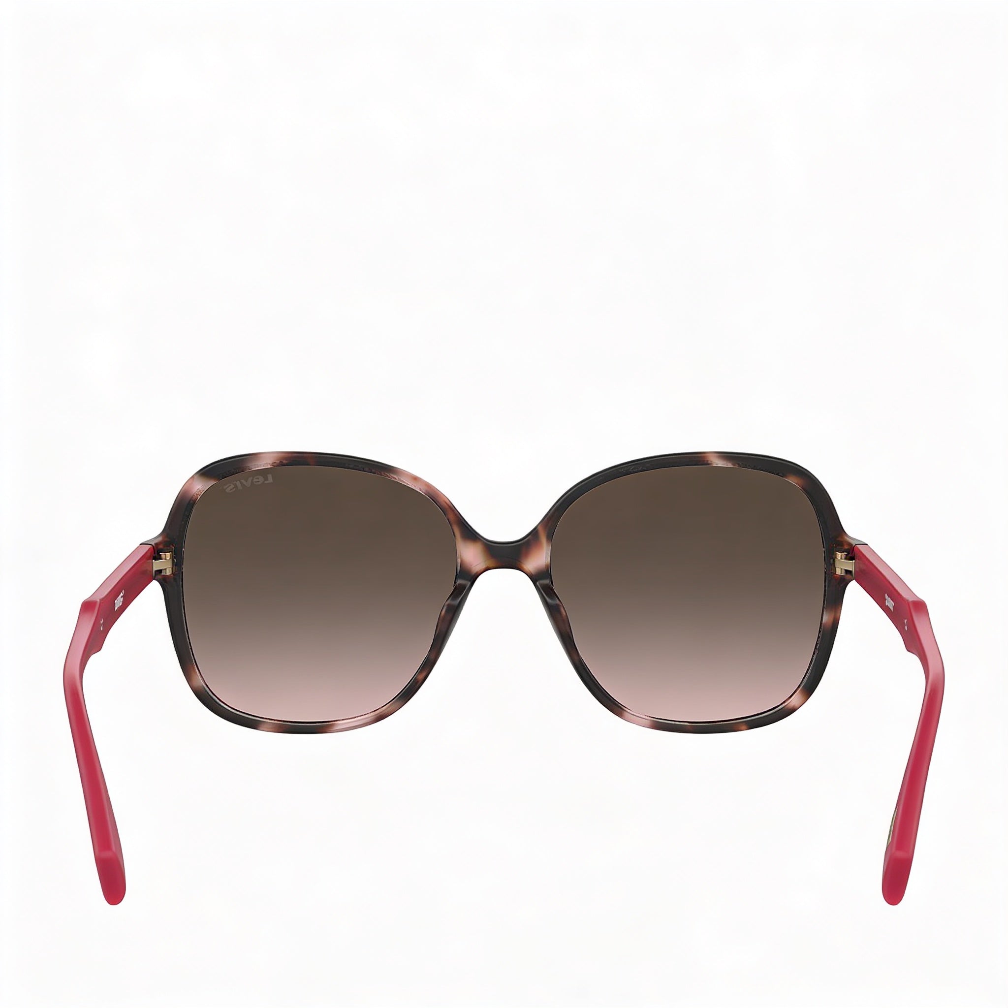 Levi's Lv 5015/S Women's Pink Havana Brown Gradient Plastic Frame Acetate Lenses Non-Polarized UV Protection 57mm, Photo 2