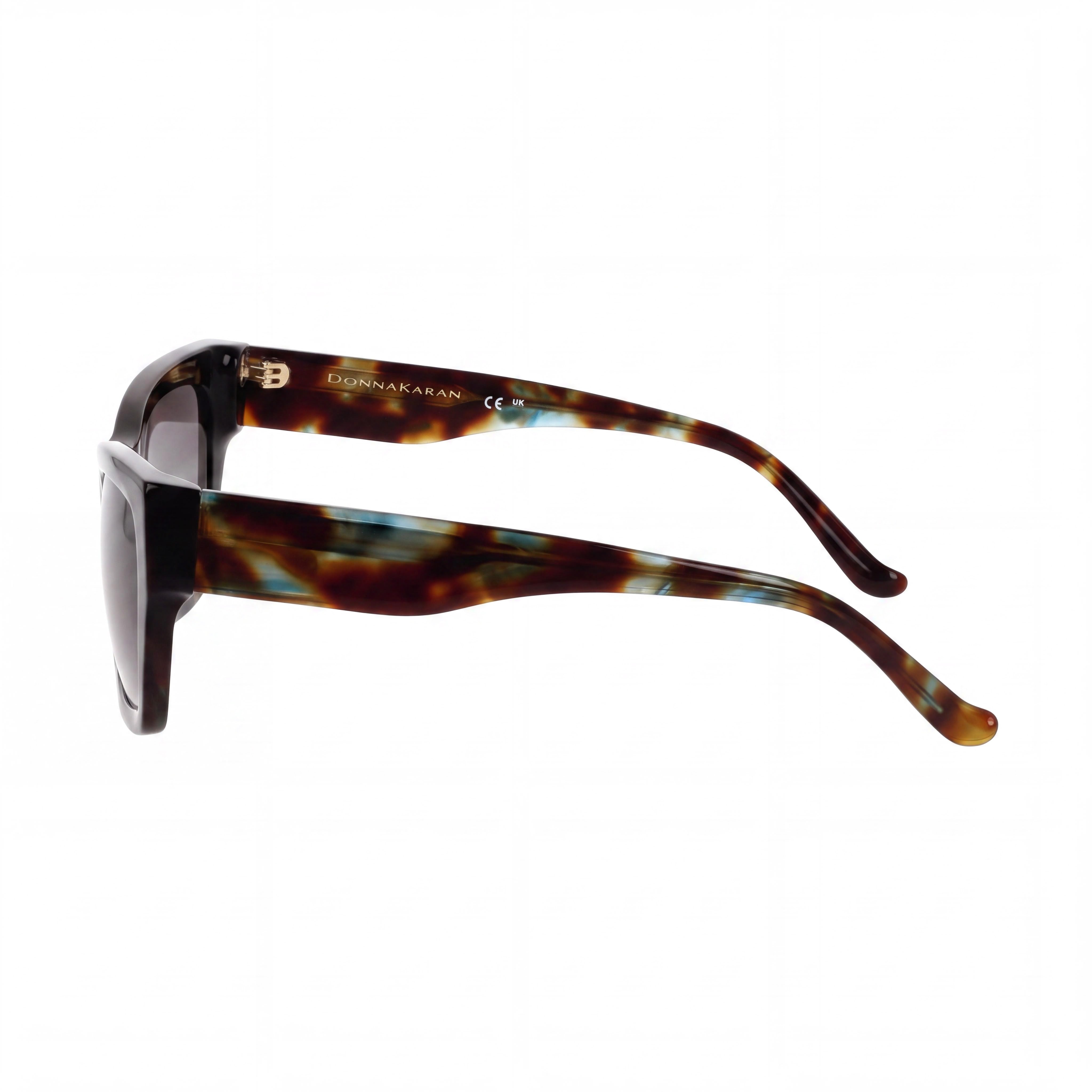 Donna Karan Do519s Women's Acetate Eyewear with Blue Tortoise Frame and Blue Smoke Gradient Lenses 55-19-140, Photo 3