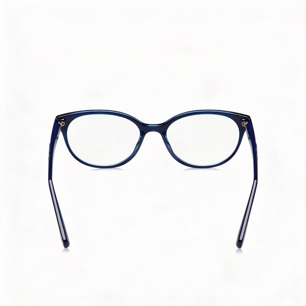 Vogue Eyewear Women's 0VO5103 Plastic Top Blue Transparent Frame 51mm Non- Demo Lenses