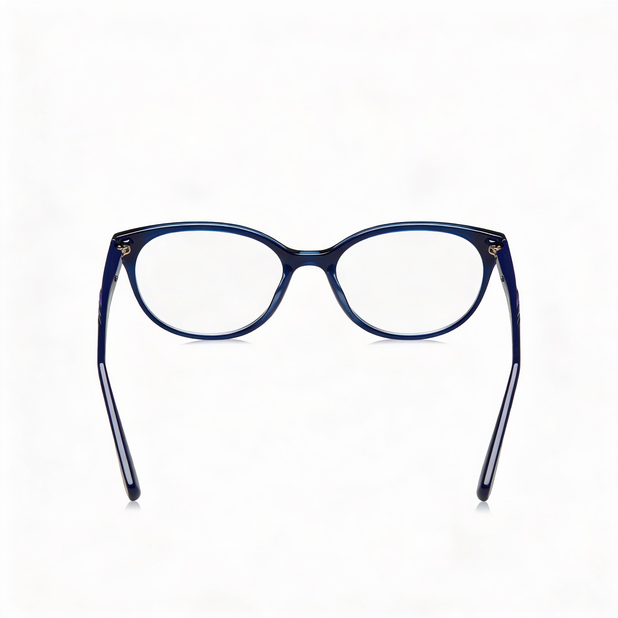 Vogue Eyewear Women's 0VO5103 Plastic Top Blue Transparent Frame 51mm Non- Demo Lenses, Photo 2