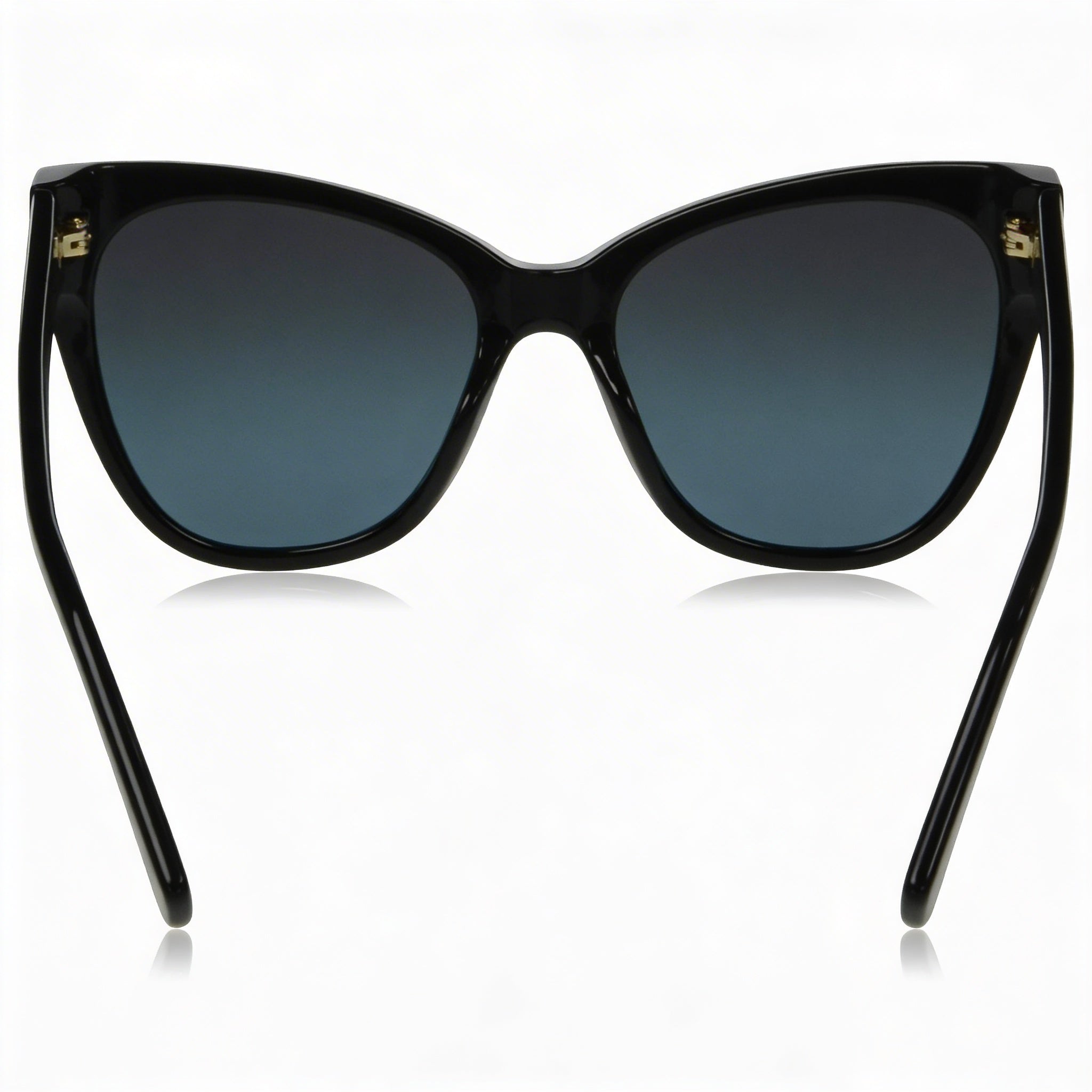 Moschino MOS056/S Women's Butterfly Acetate Sunglasses Black Grey Blue Shaded 54mm, Photo 3