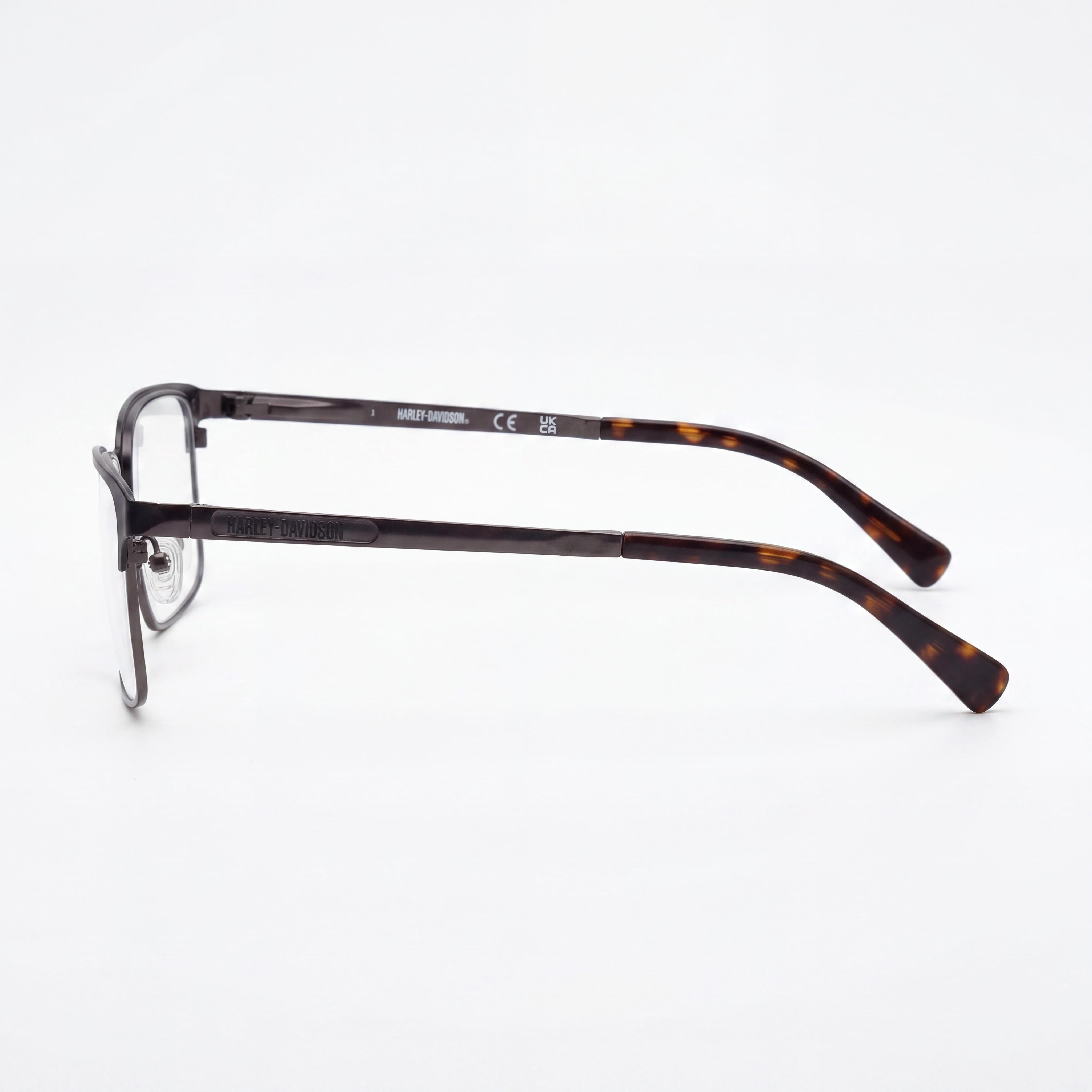Harley-Davidson Sporty Black Shield Eyeglasses for Men, Photo 2