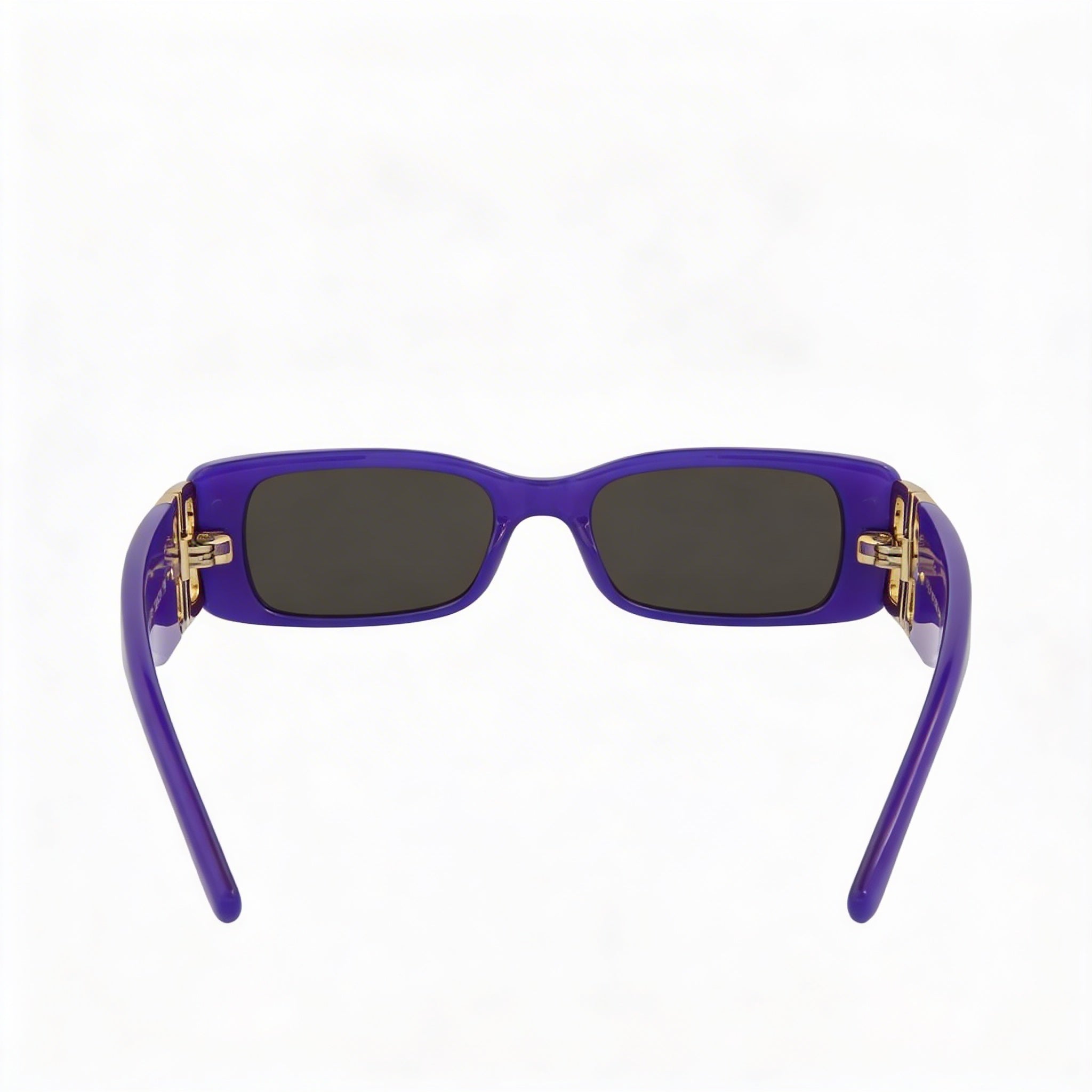 Balenciaga Square/Rectangle Women's Plastic Prescription Optical Frames Violet Gold Grey 51mm, Photo 3