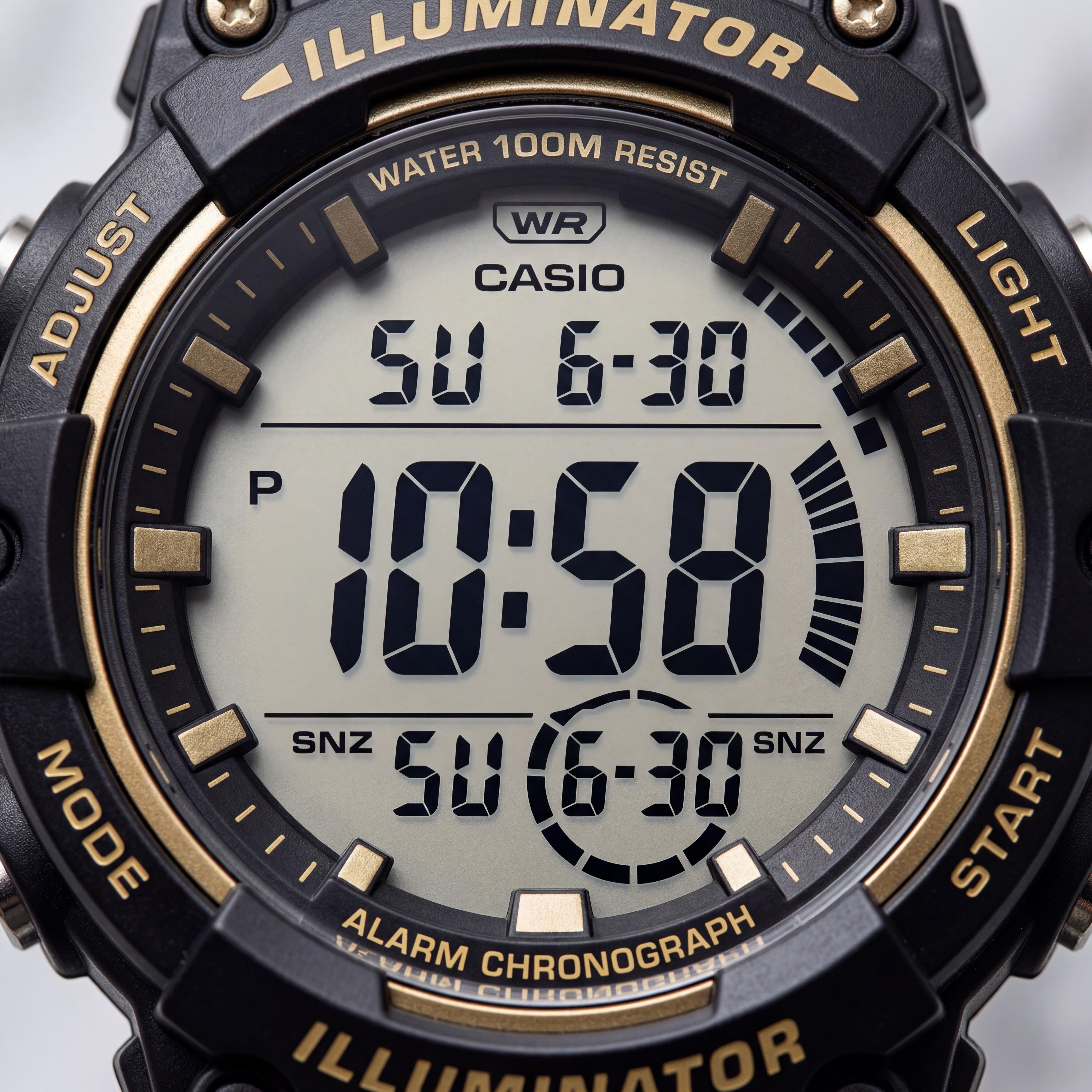 Casio AE-1500WHX-1AVDF (D275) Men's Chronograph Watch, 51mm, Photo 2