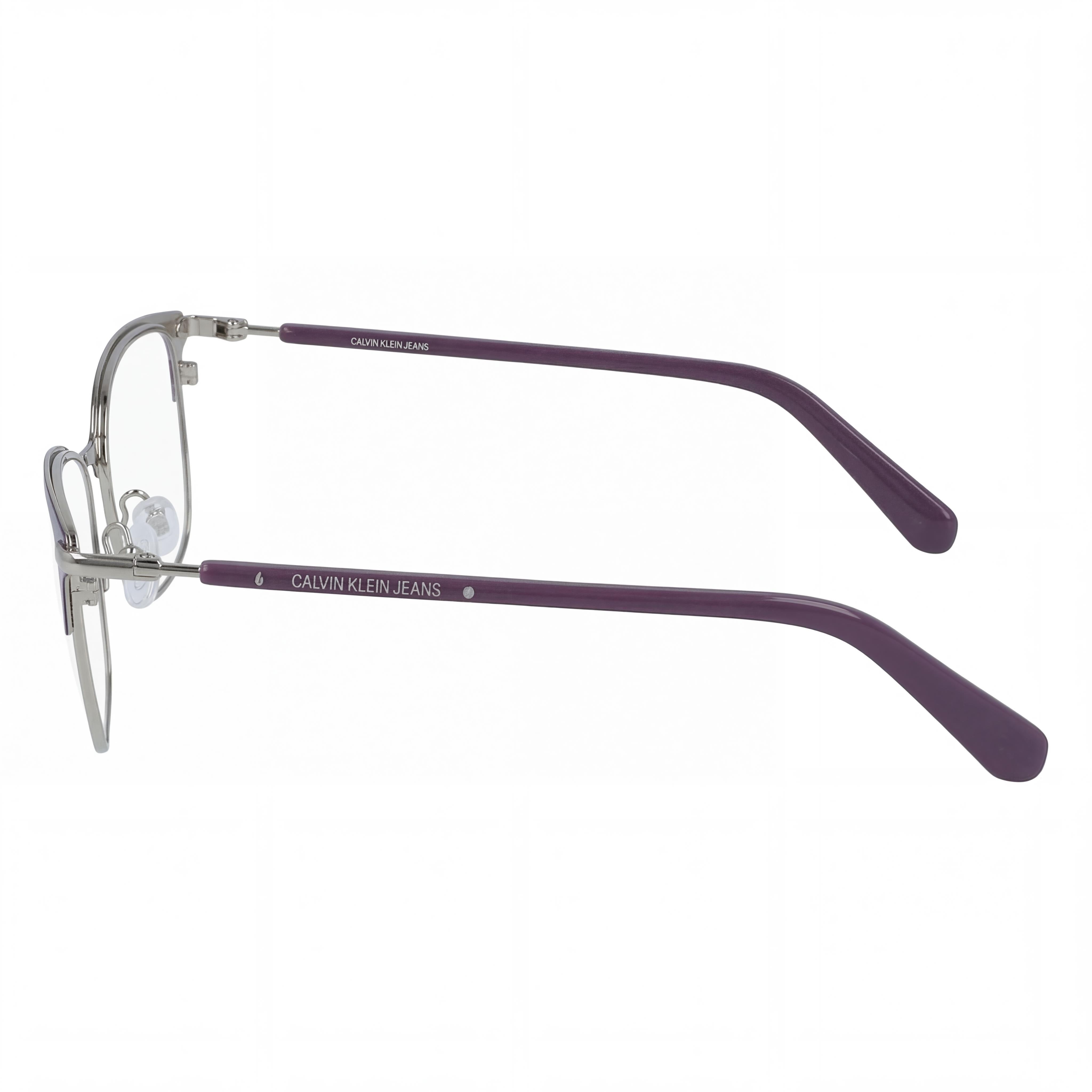 Calvin Klein CKJ19312 Purple Rectangle Eyeglasses for Women, 50mm, Photo 2