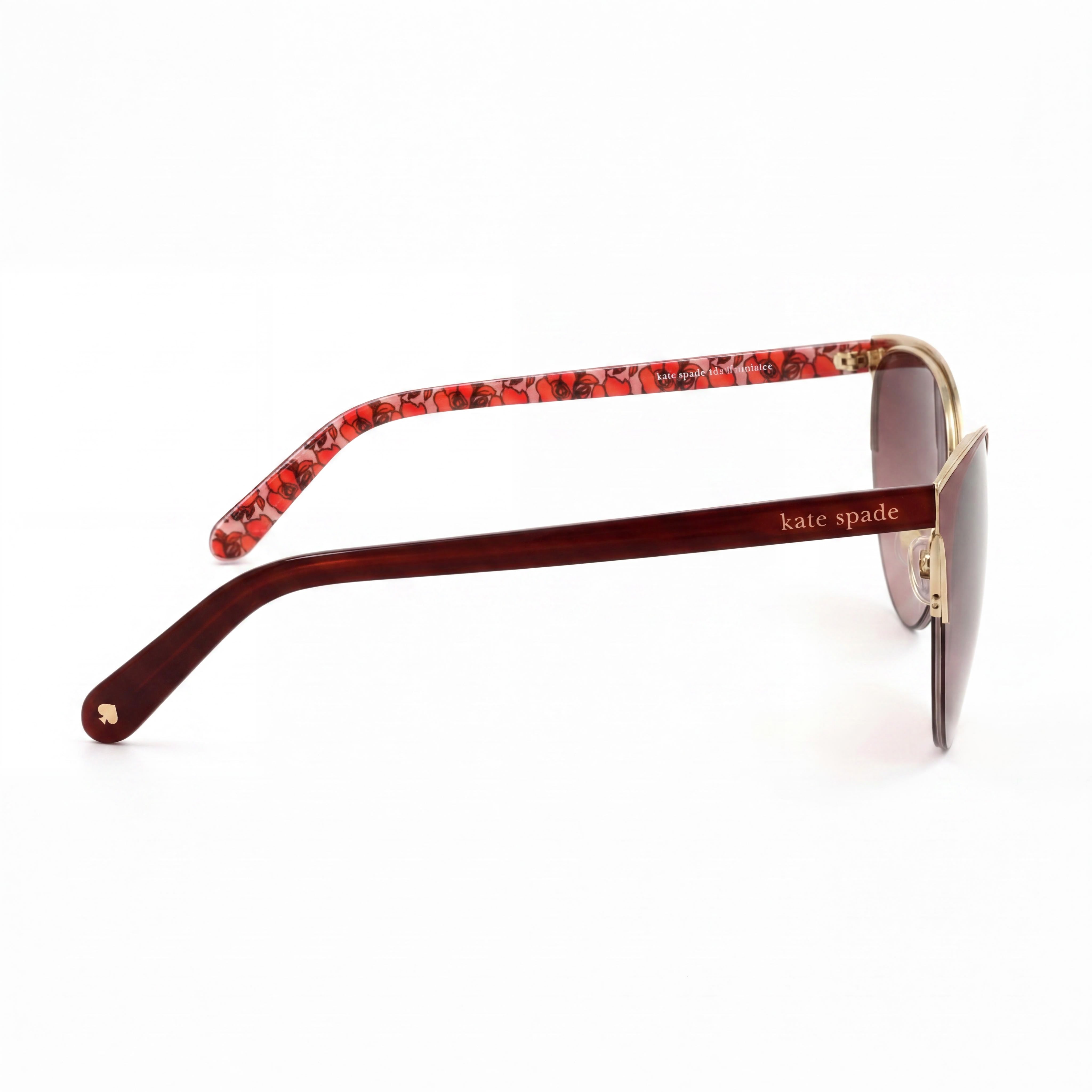 Gafas de sol Kate Spade New York para mujer, informales, de acero inoxidable, color rojo y rosa, con protección UV, 57 mm, Photo 3