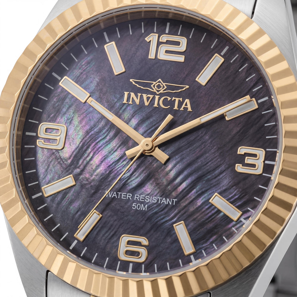 Invicta Specialty 50089 Unisex Quartz Bracelet Watch, 43mm Silver Stainless Steel, Mother of Pearl Dial