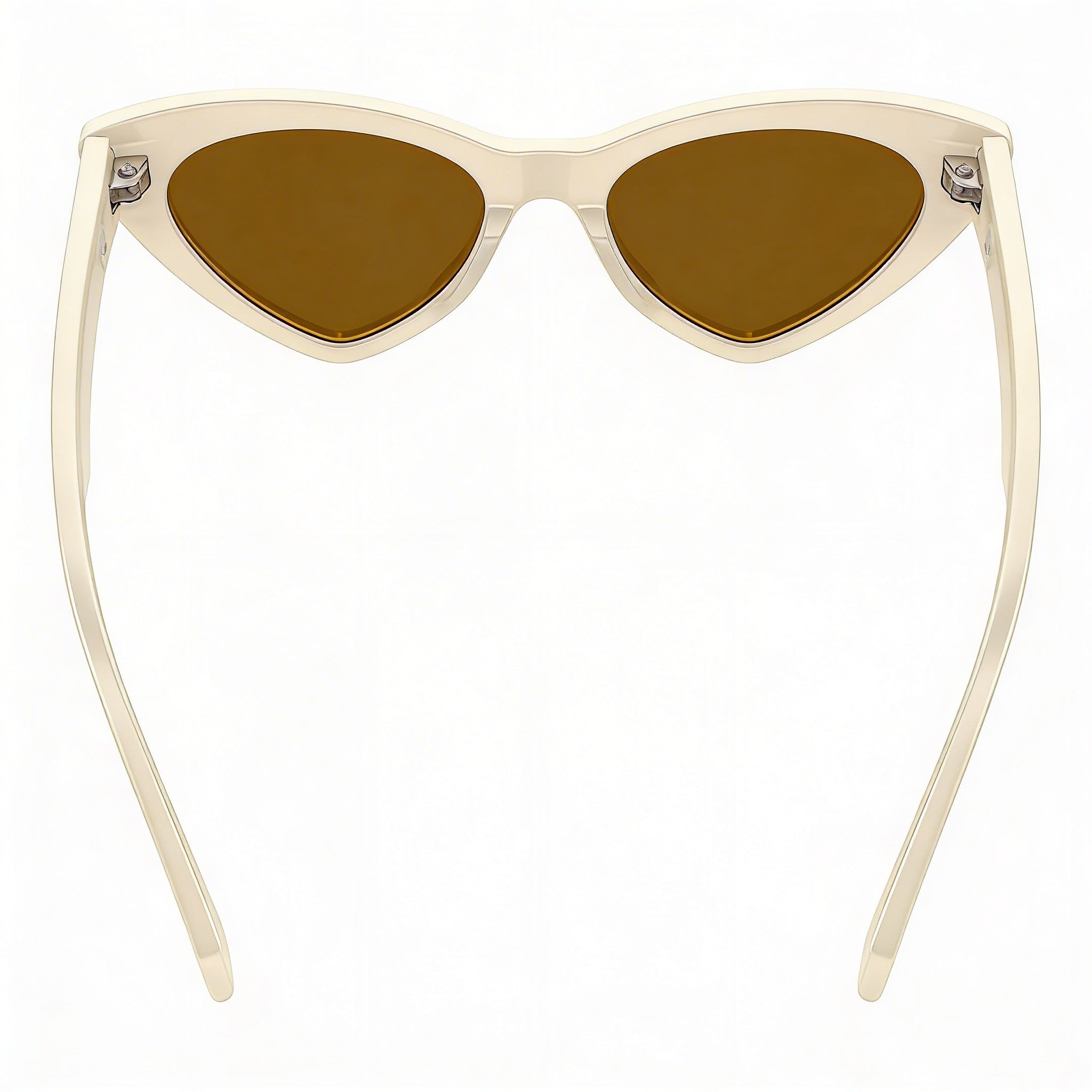 Gafas de sol Moschino Classic para mujer, montura de acetato color marfil y marrón, lentes de policarbonato color marfil, protección UV, 52 mm, Photo 2
