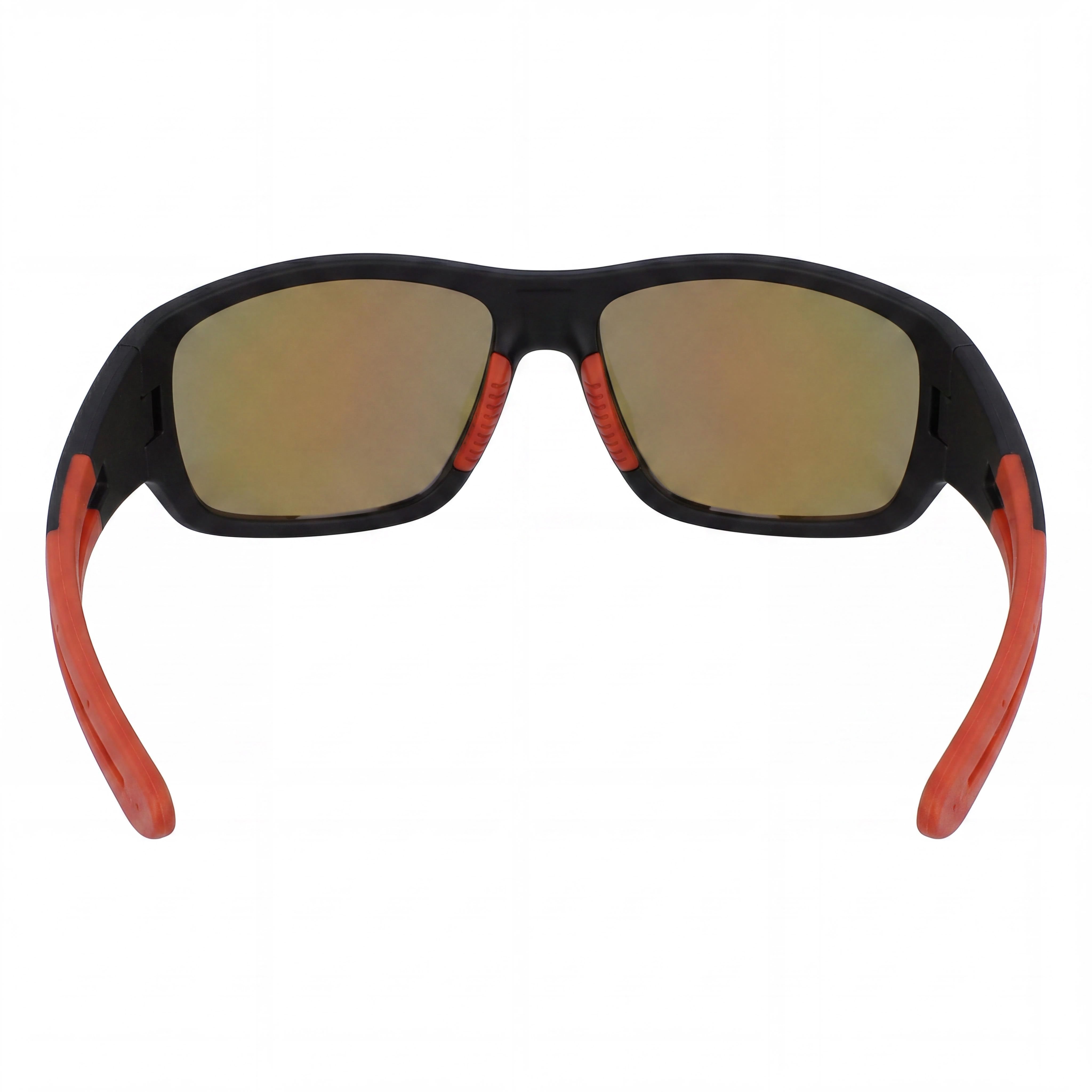 Columbia Utilizer Men's Polarized UV Protection Wrap Around Sunglasses Matte Black Orange 62mm, Photo 4