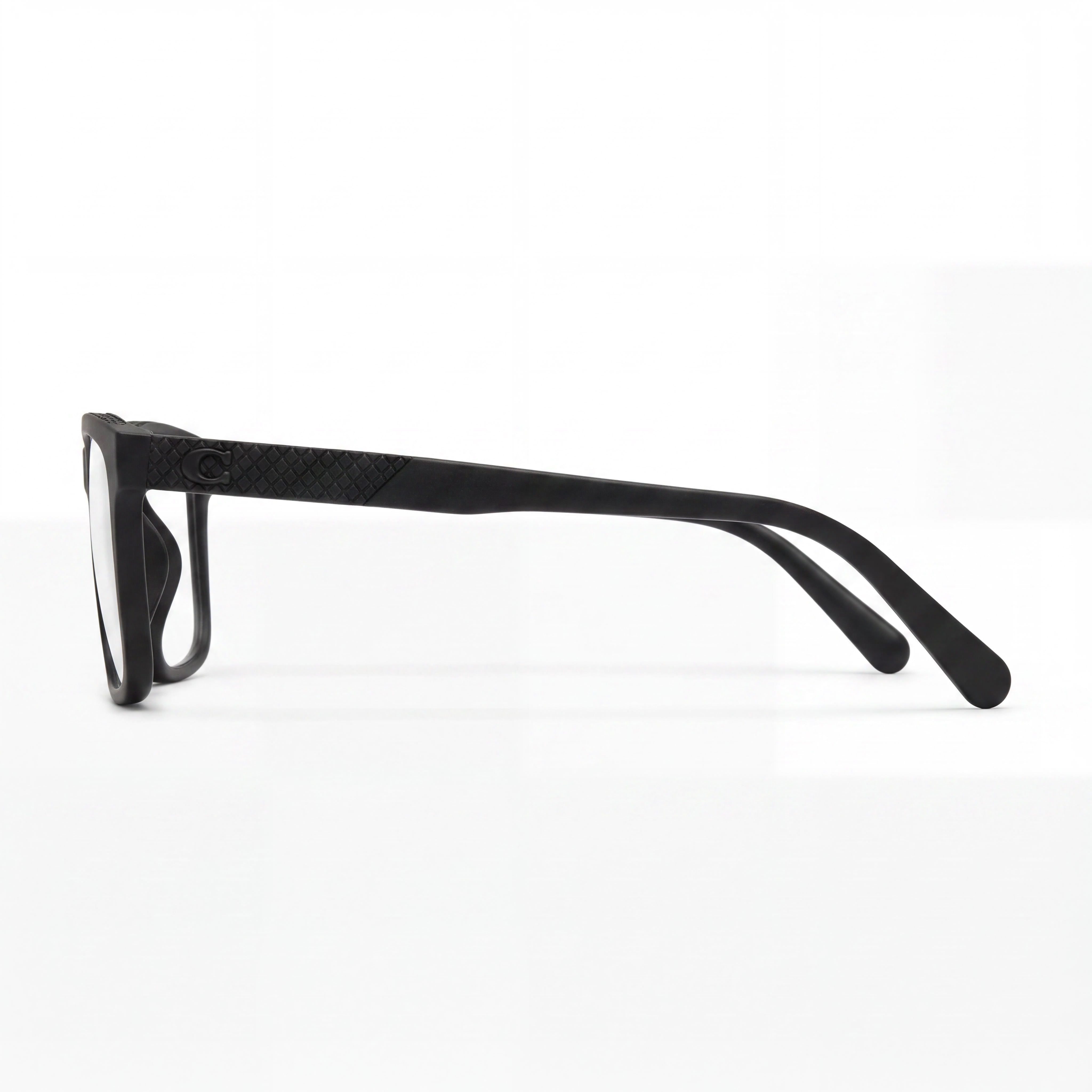 Coach Men's Hc6263u Universal Fit Plastic Prescription Ready Eyeglasses Frames Matte Black 55mm, Photo 3