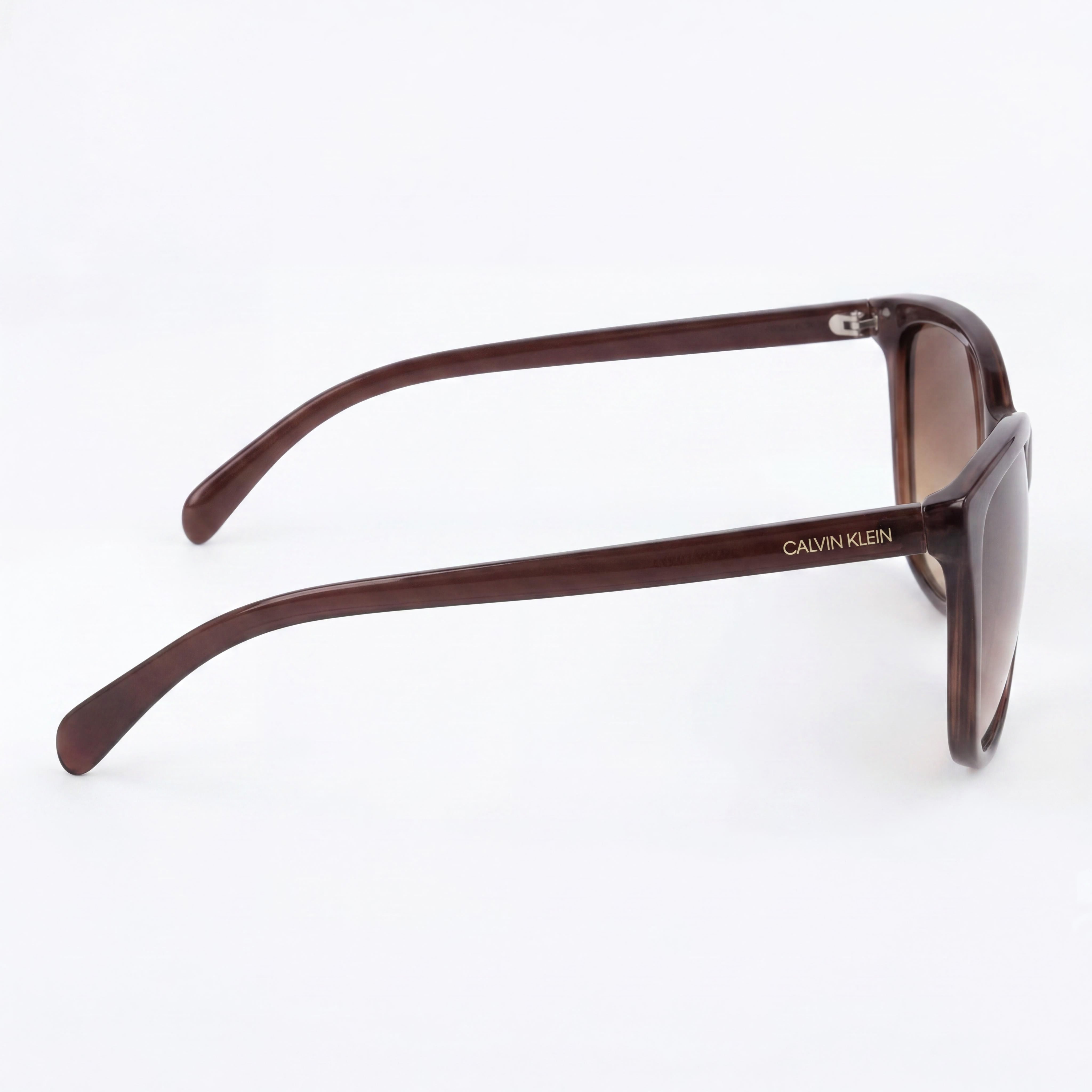 Calvin Klein CK19565S 210 Brown Cat Eye Sunglasses for Women, Photo 3