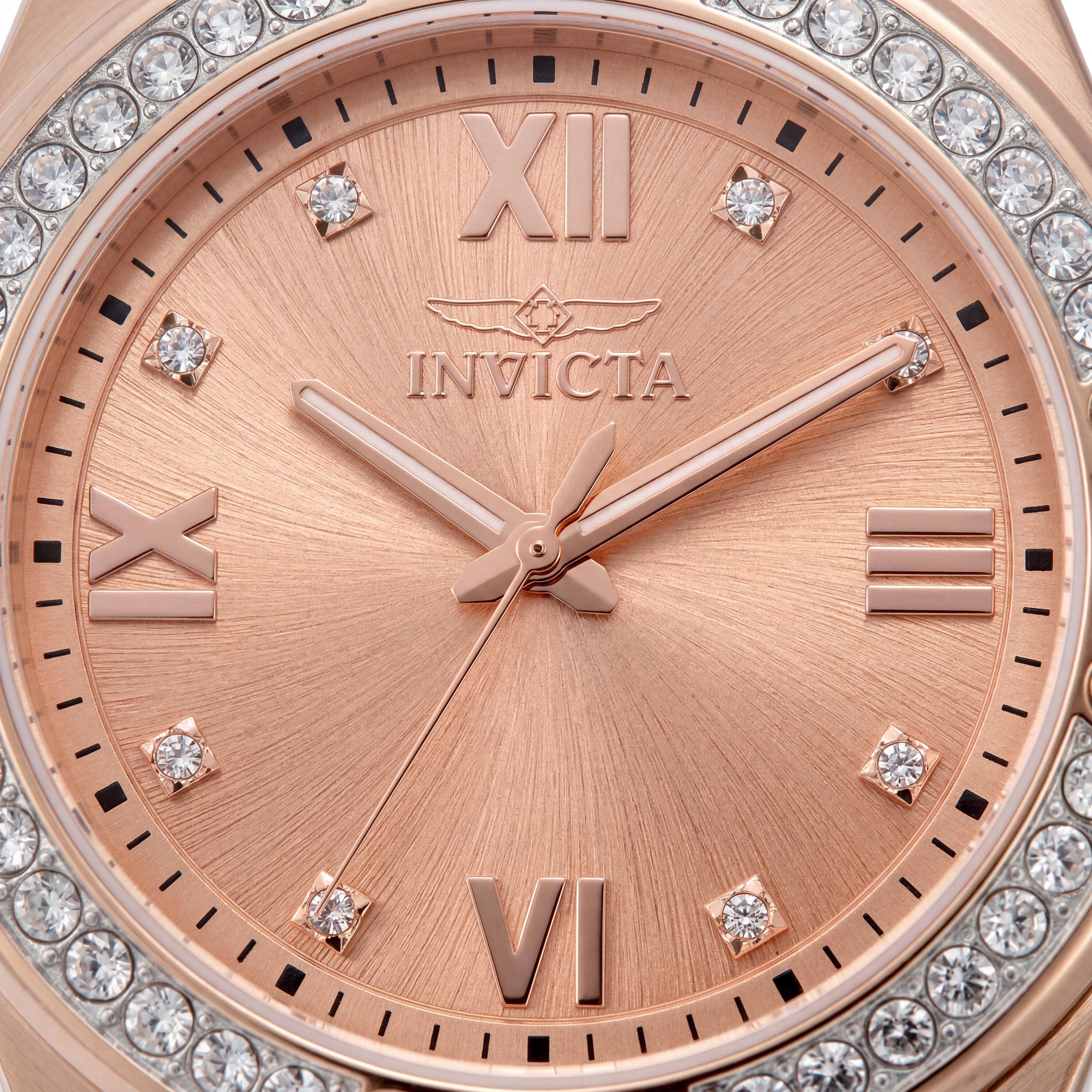 Reloj Invicta Specialty 50186 de Cuarzo para Hombre, Esfera Oro Rosa, Caja y Brazalete de Acero Inoxidable, 42mm, Sumergible 5 ATM, Photo 2