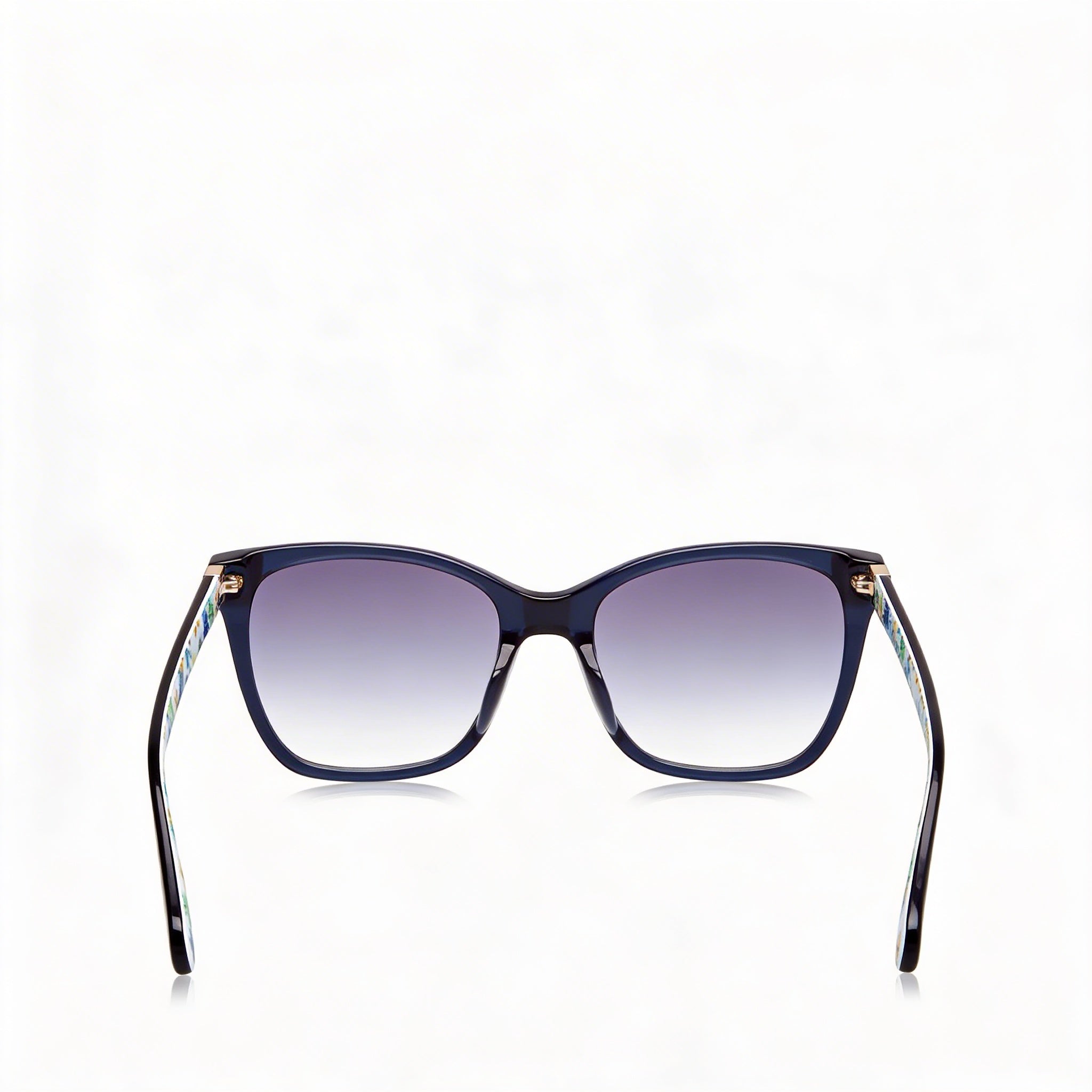 Kate Spade New York Casual Women's Blue Grey Acetate UV Protected Sunglasses 55mm, Photo 3