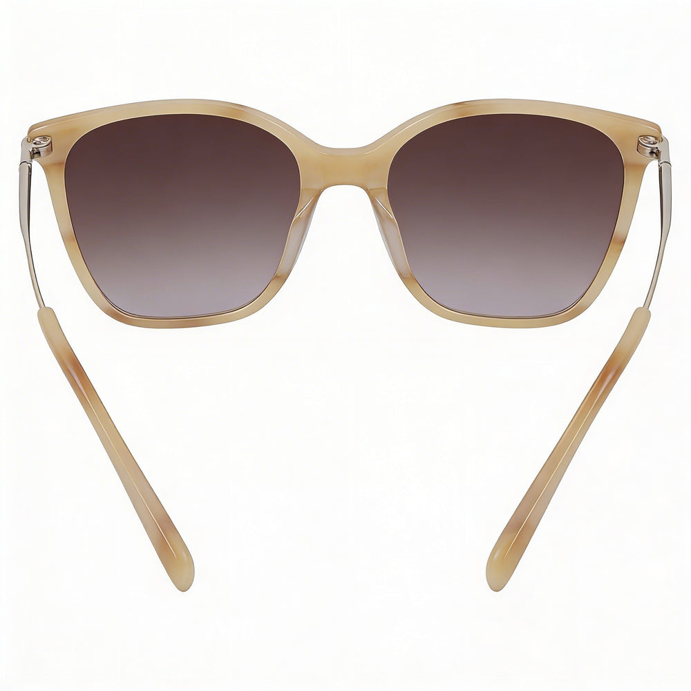 Longchamp LO660S Women's Marble Beige Plastic UV Protection Non-Polarized Sunglasses 54mm