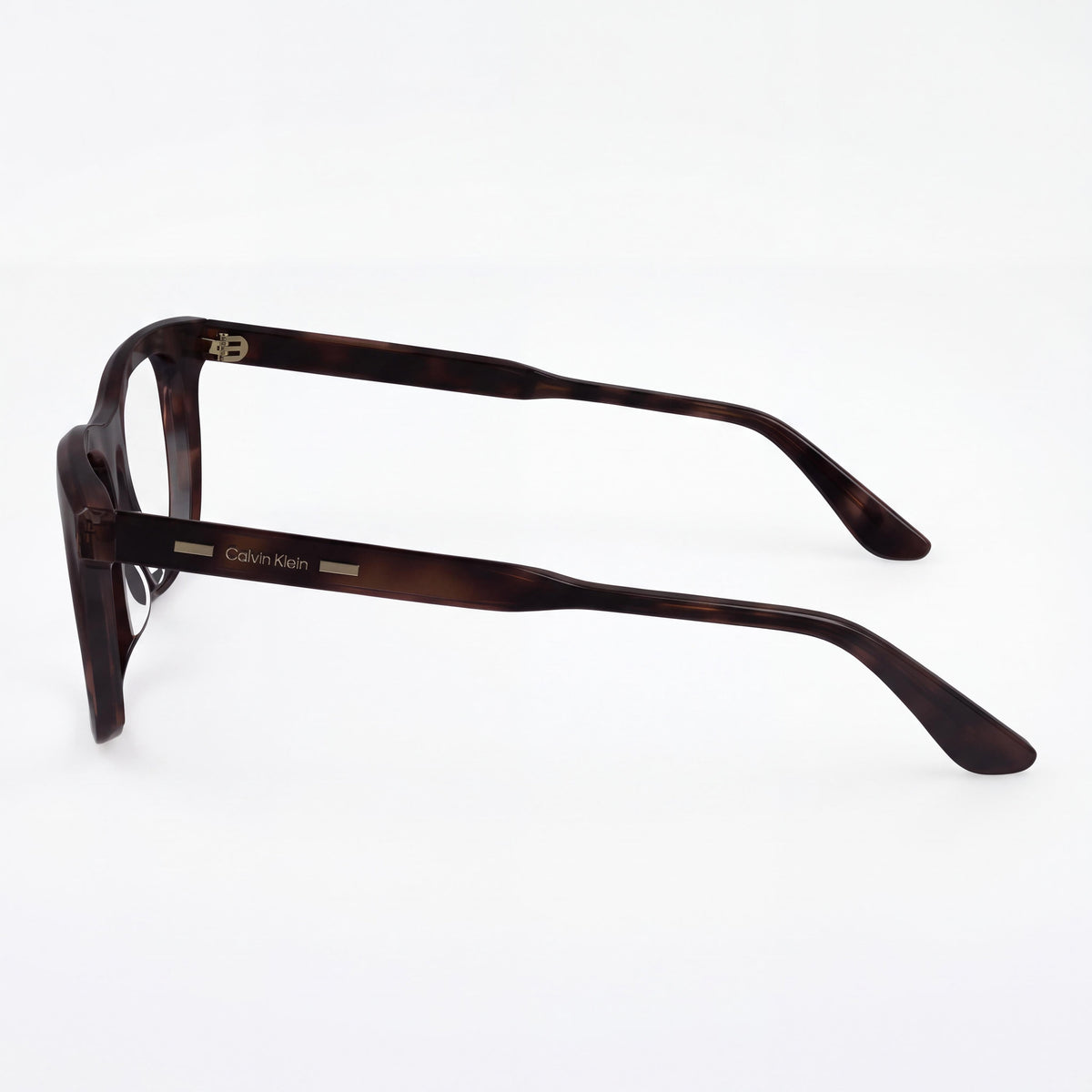Gafas Calvin Klein Modern para hombre con montura de acetato y lentes de policarbonato en color habano, ancho de lente de 52 mm, Photo 3