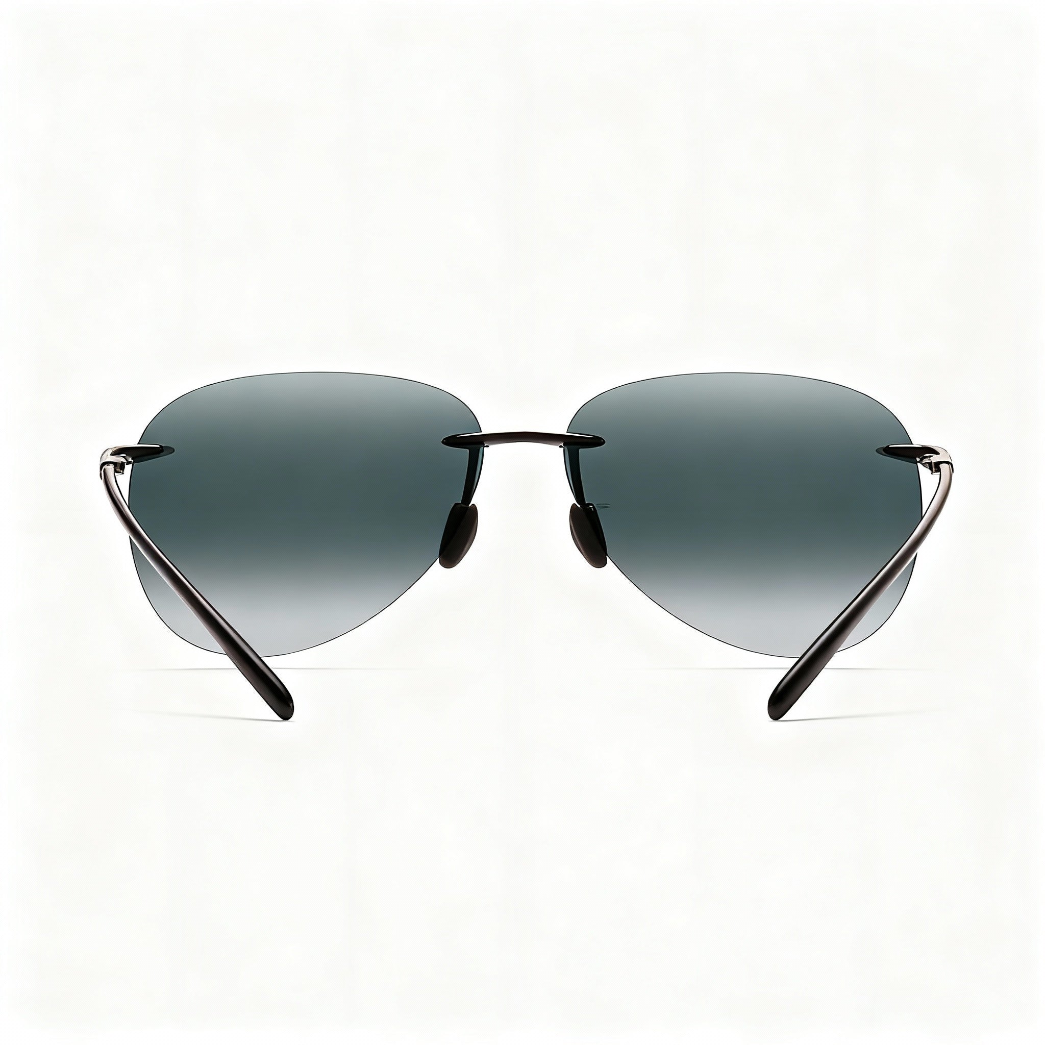 Maui Jim Casual Unisex Non-Polarized Sunglasses, Gloss Black Nylon, Neutral Grey MauiBrilliant 62-12-127, Photo 3