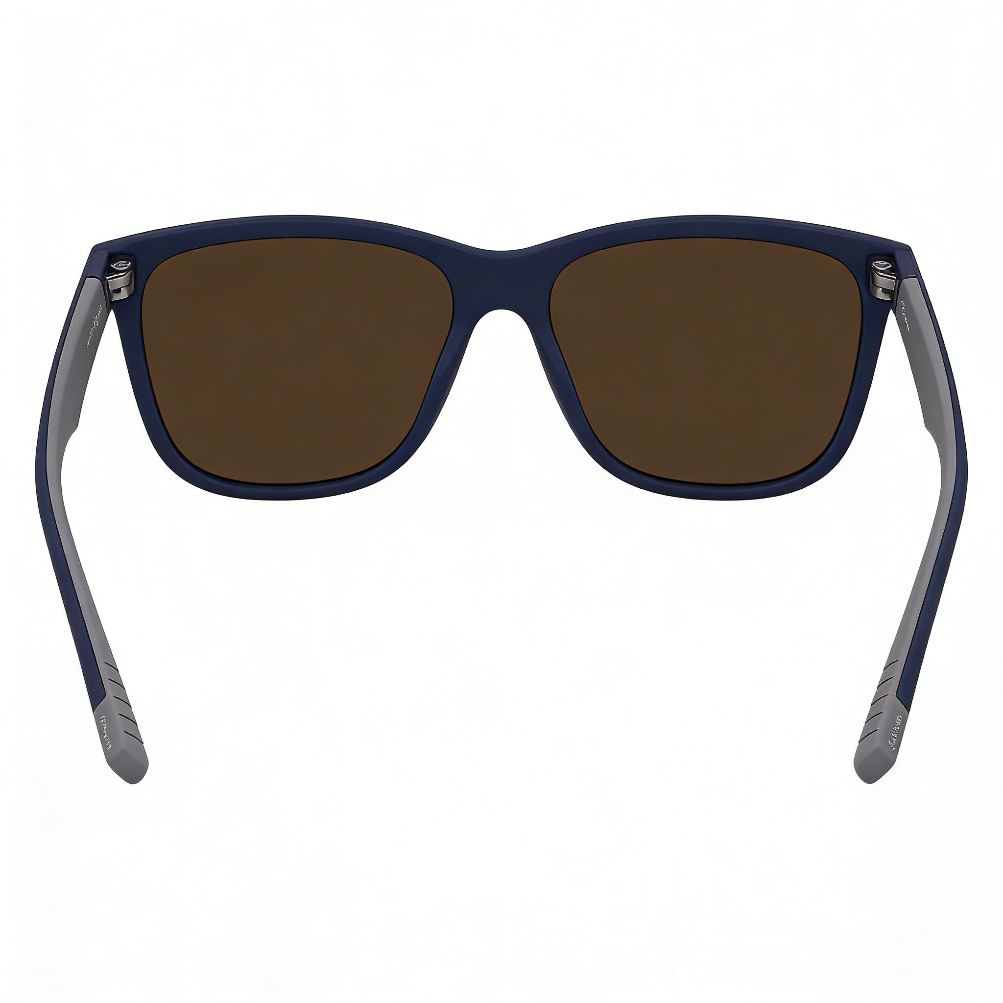Salvatore Ferragamo SF998S Unisex Modified Rectangle Acetate Sunglasses 57mm Matte Blue Frame, Brown Lens, Photo 5