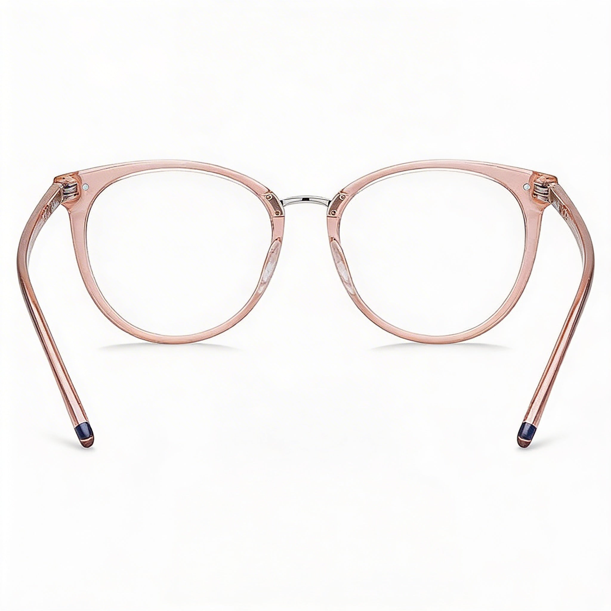 Gafas de sol Tommy Hilfiger TH 1734 de acetato ovalado y acero inoxidable para mujer, montura rosa claro o gris, lente rosa claro de 50 mm, Photo 4