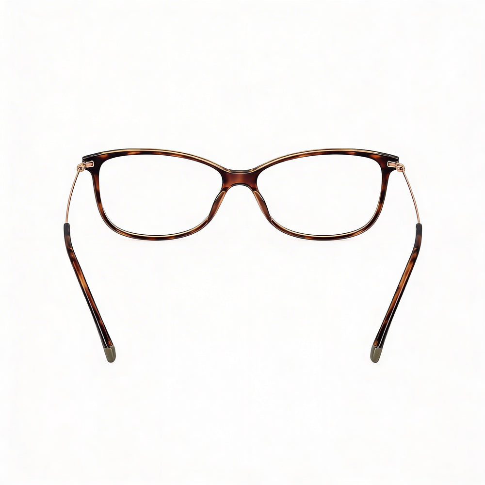 Gafas de sol Polaroid PLD D416 para mujer, rectangulares, Havana, con montura PROPIONISED y lentes de policarbonato, 54 mm