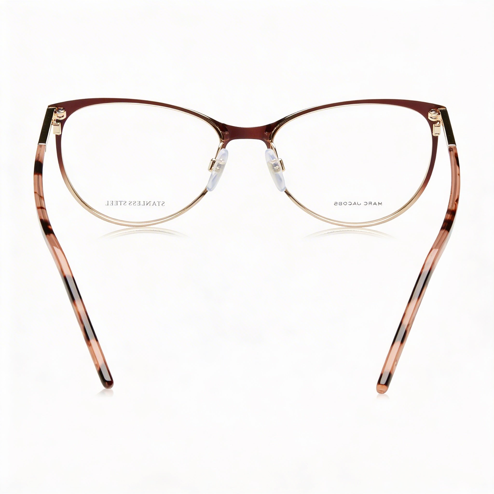 Marc Jacobs Modern Marc 708 Men's Stainless Steel Polycarbonate Sunglasses Matte Brown Gold 54mm, Photo 4
