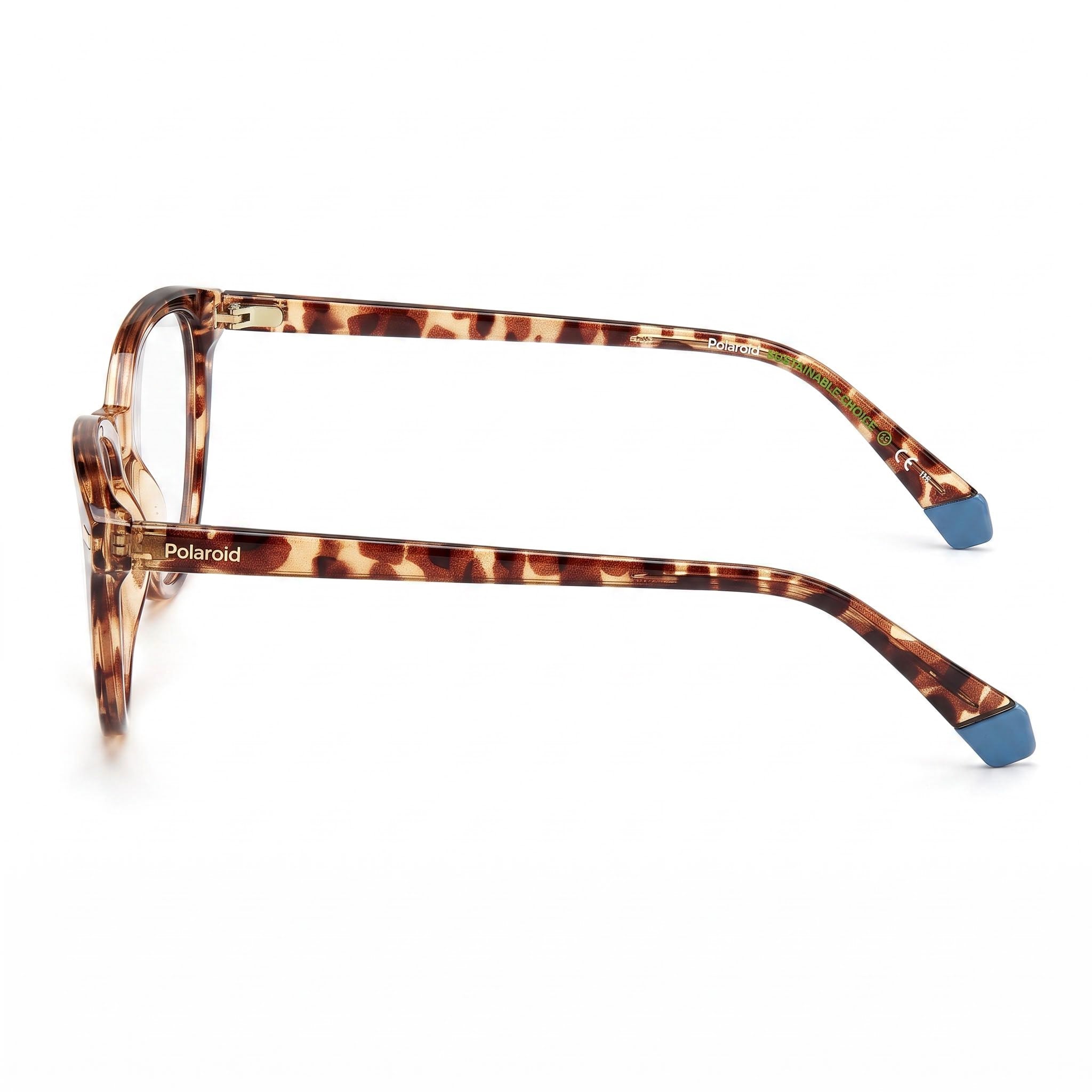 Gafas de sol Polaroid Pld D432 para mujer, con montura de ojo de gato inyectada, color beige habano, 53 mm, Photo 2