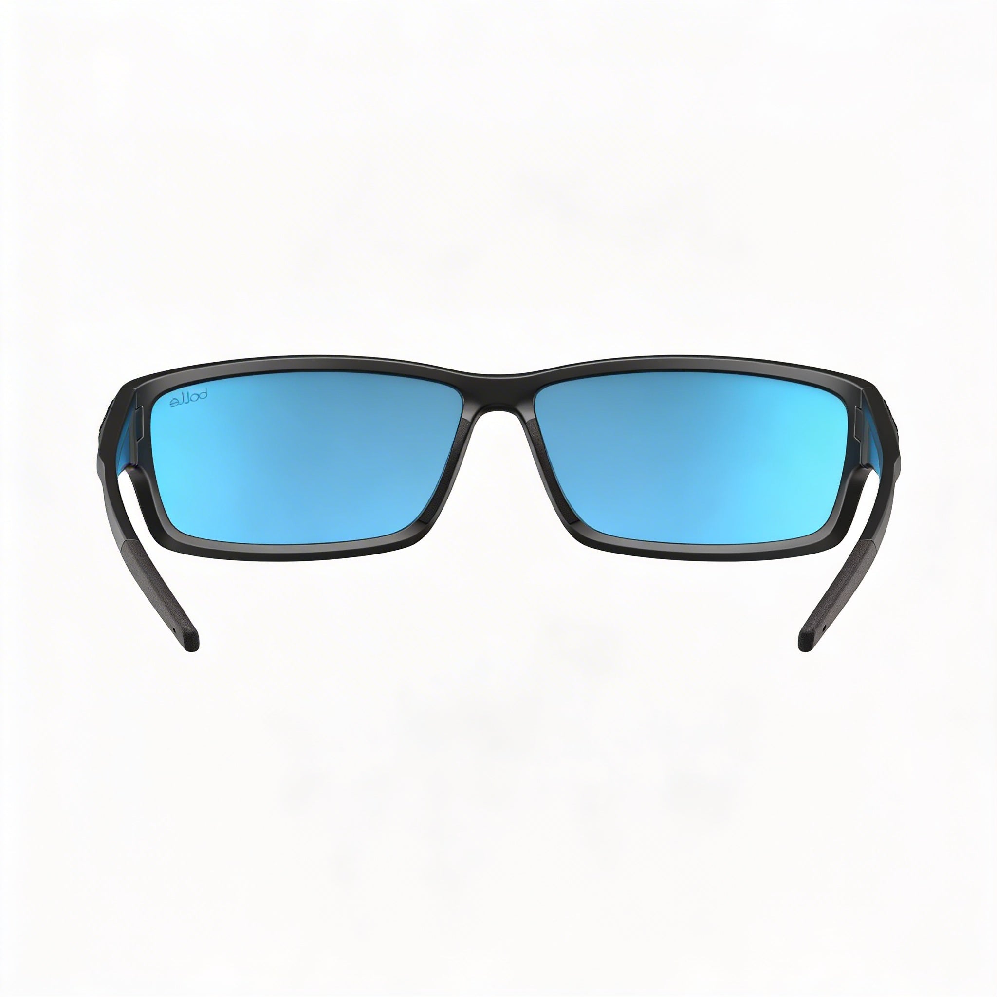 bollé Cerber Unisex Black Matte Thermoplastic Polyurethane Frame, Sky Blue Polarized UV Protected Lenses, 68mm, Photo 4