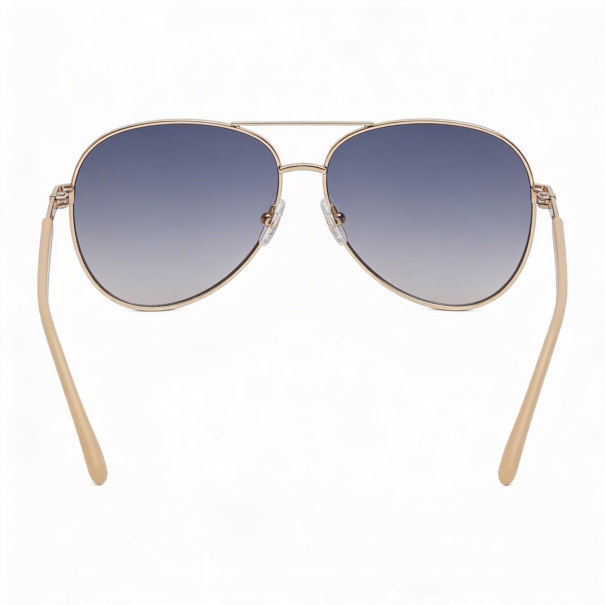 Gafas de sol GUESS Gu00173 para mujer, de metal, color oro rosa degradado, azul, 60-13-140, Photo 4