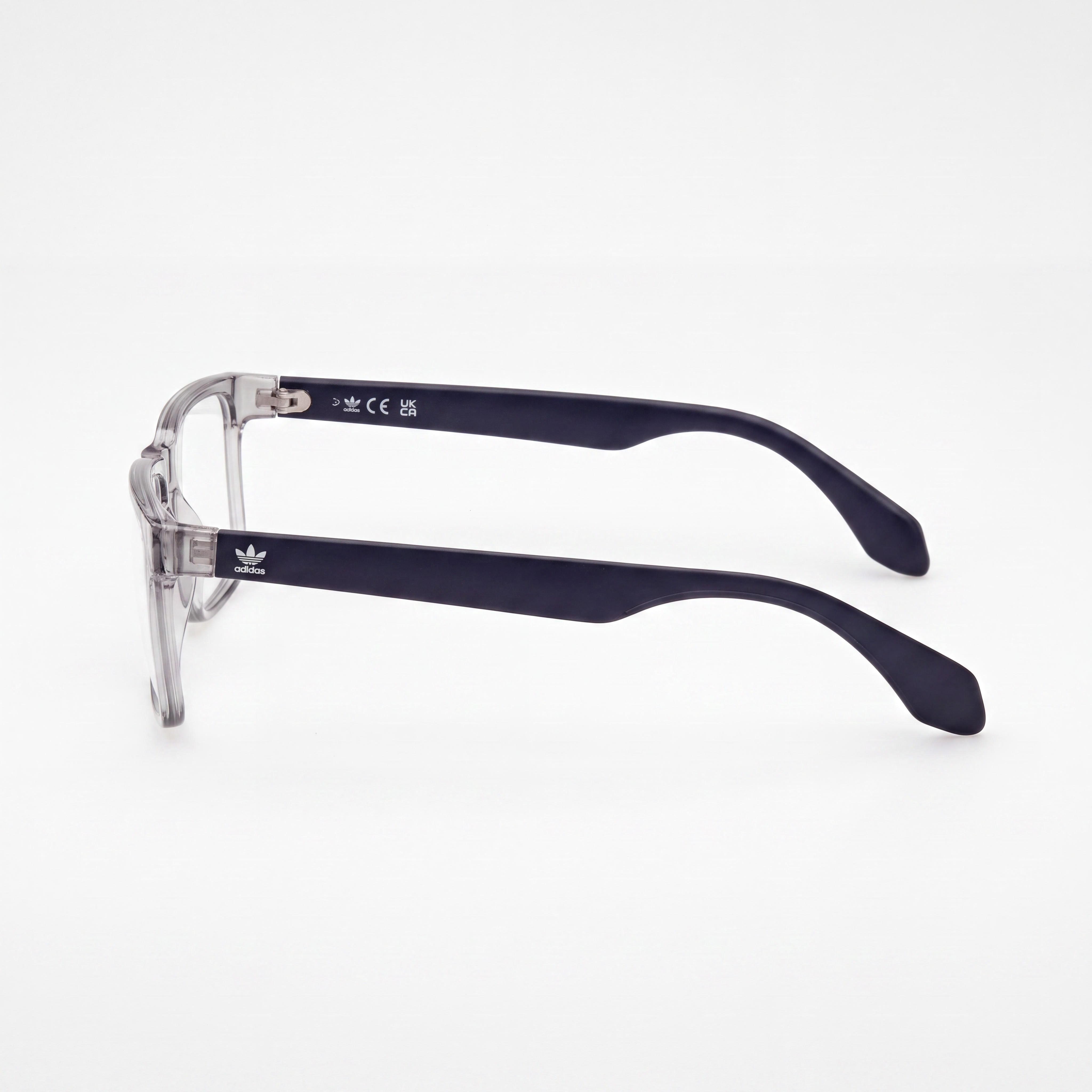 adidas Originals Or5087 Men's Injected Frame Eyewear, Frame Color Shiny Grey & Matte Blue, Lens Width 55mm, Photo 2