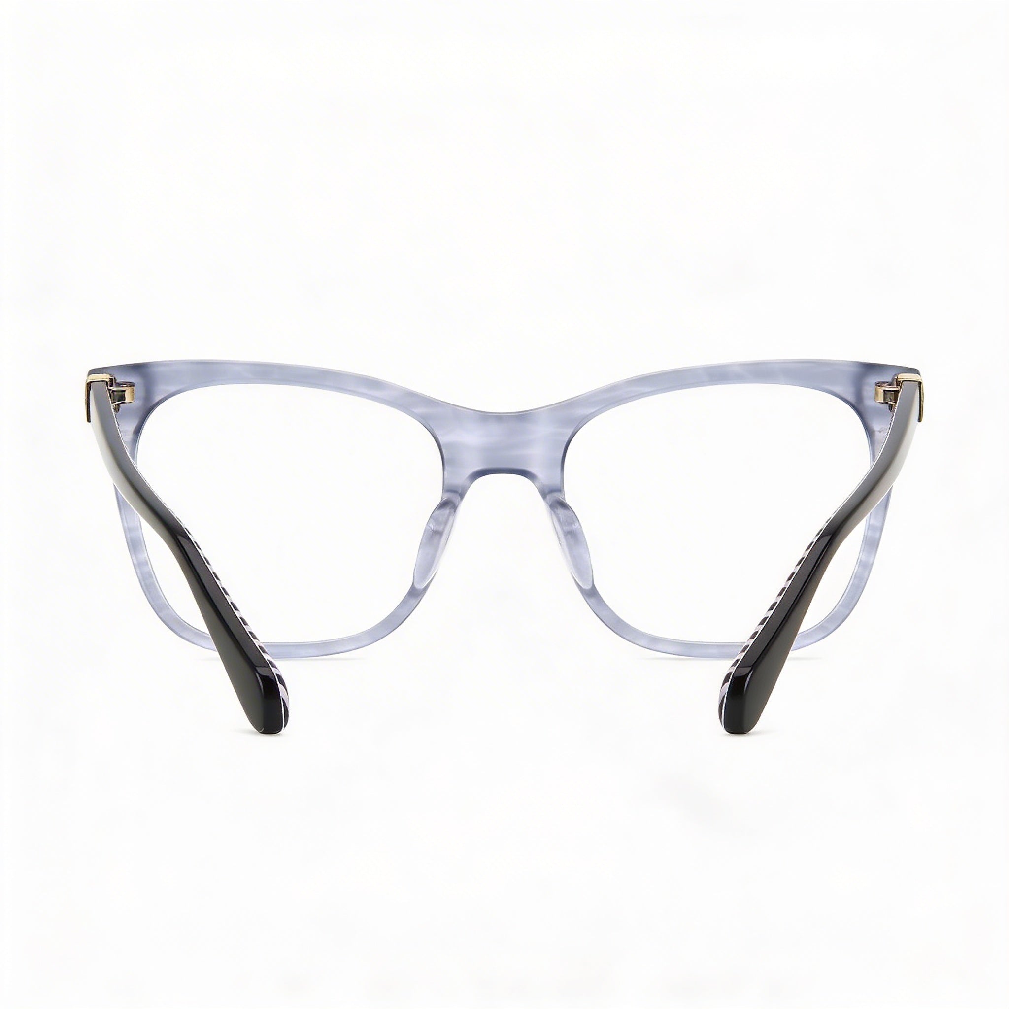 kate spade new york Temperance Women's Classic Grey Horn Acetate Optical Frames with Polycarbonate Lenses 49-18-140, Photo 3
