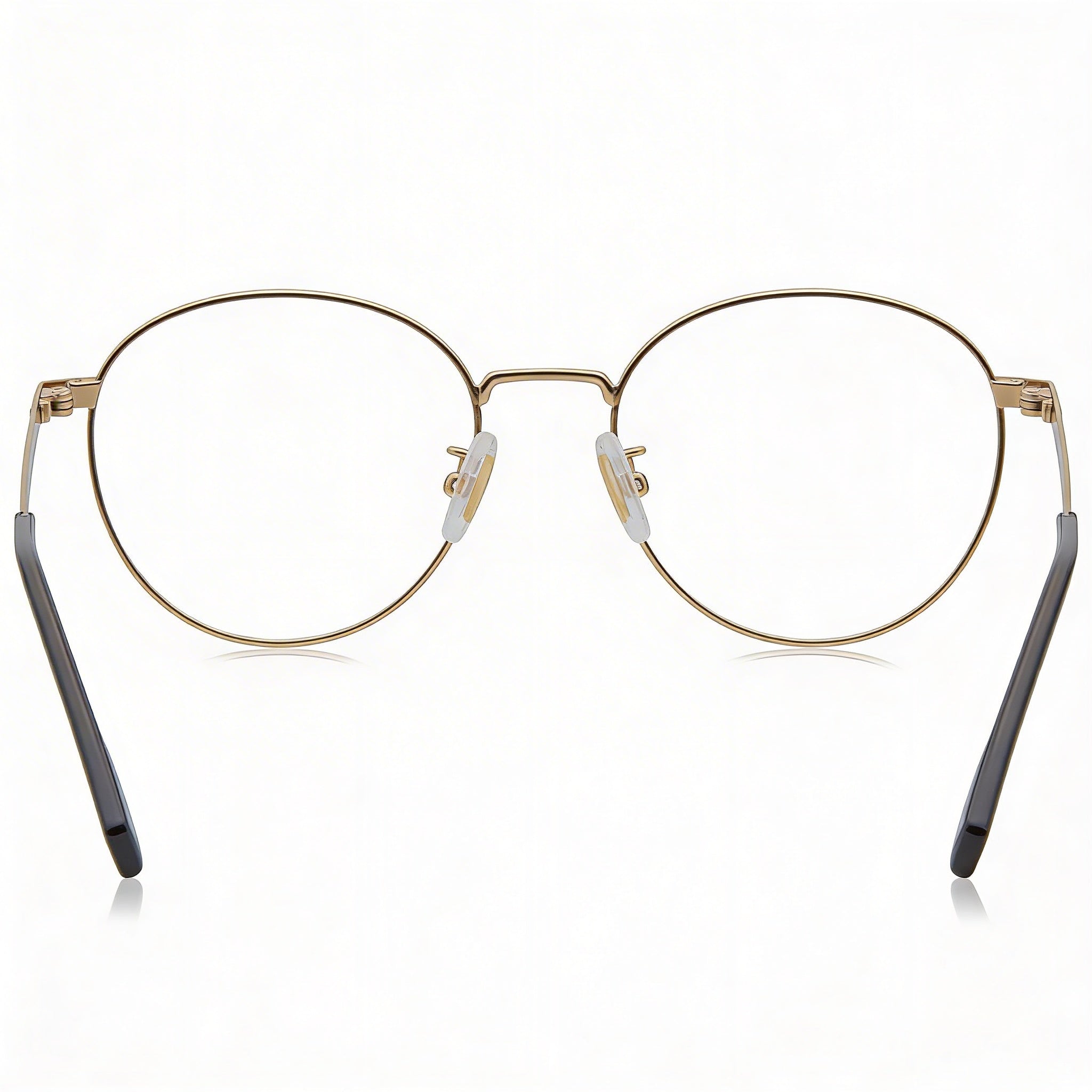 BOSS 1475/F Unisex Matte Gold Alloy Steel 52mm Clear Demo Lenses Prescription Ready, Photo 3