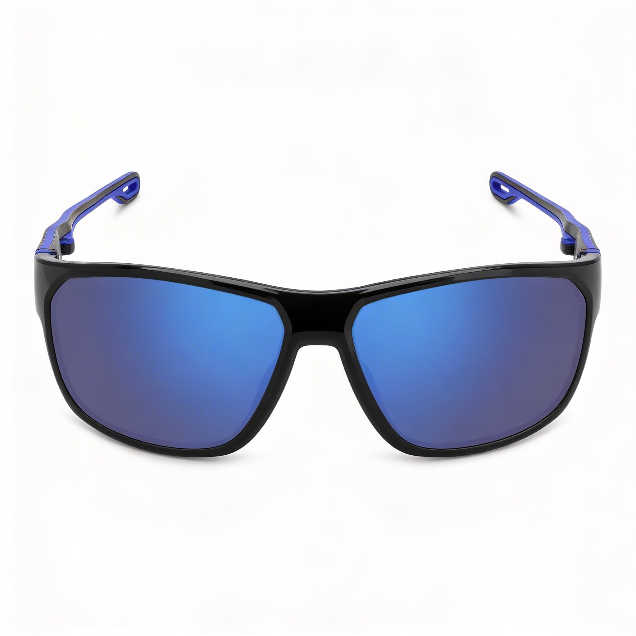 Gafas de sol Carrera Casual para hombre, montura de poliamida ecológica negra y azul, con protección UV y lentes multicapa azules de 63 mm, Photo 2
