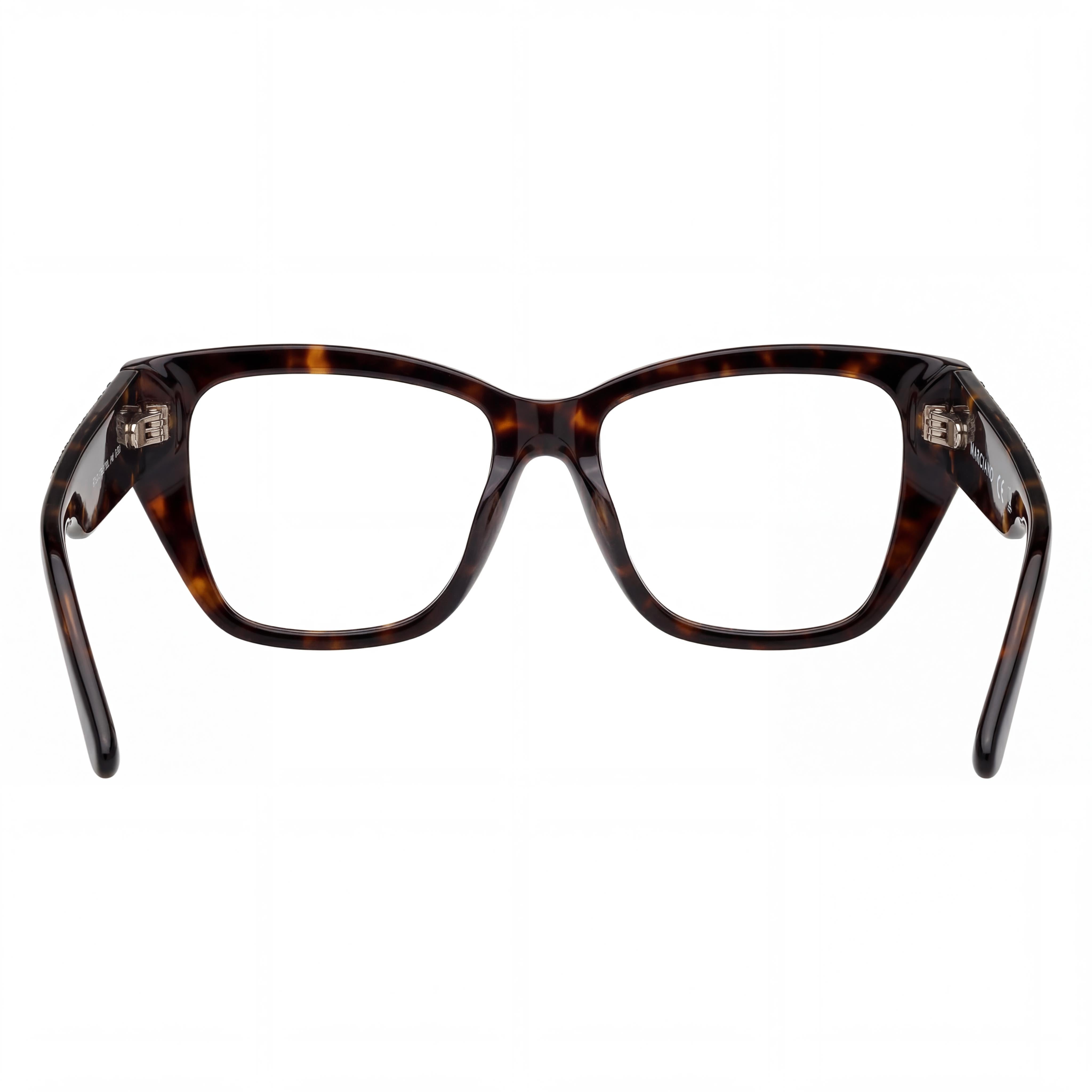 GUESS by Marciano Gm50019 Women's Dark Havana Plastic Non- Eyewear Frame 52-15-140, Photo 3