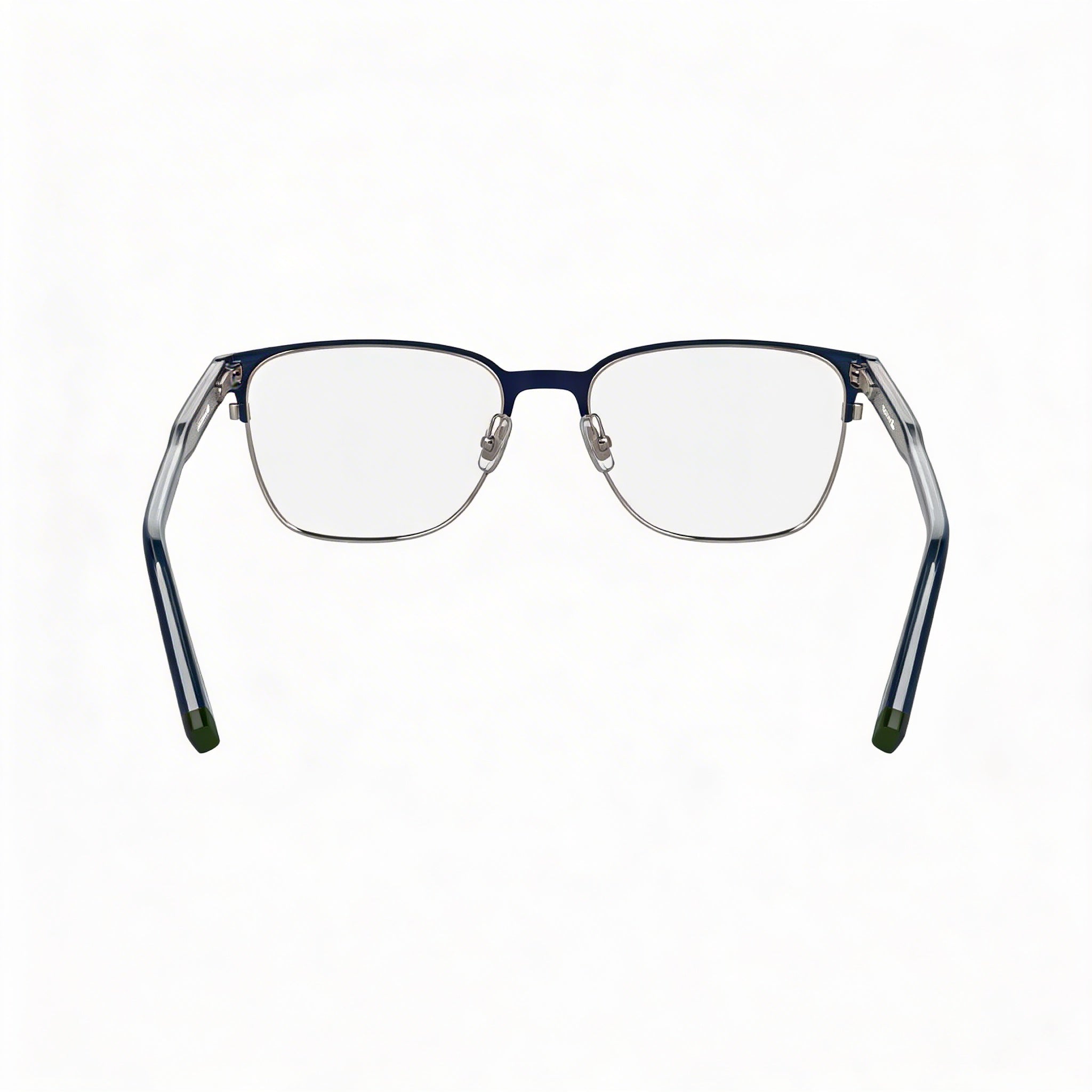 Lacoste Casual Men's Optical Eyeglasses with Matte Blue Frame and Transparent Plastic Lenses, Size 53-18-145, Photo 3