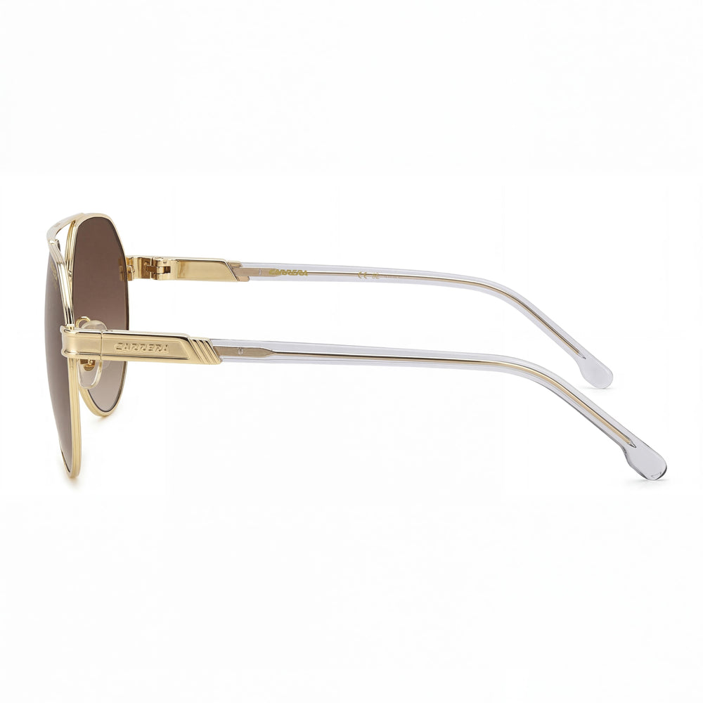 Carrera 1067/S para mujer, de metal dorado y gris, protección UV del 100%, sin lentes de sol, 62 mm.