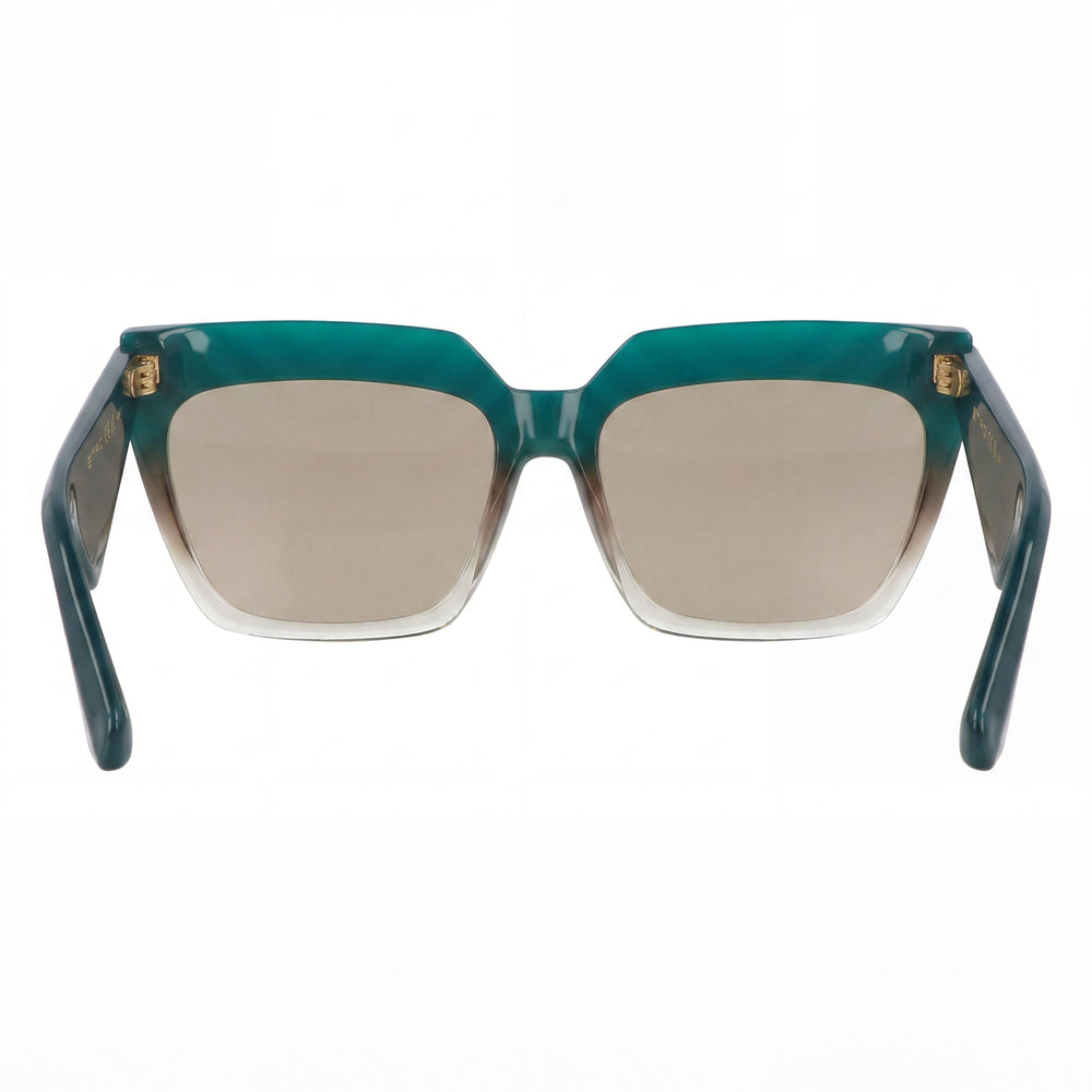 Etro Casual Women's Khaki Green Acetate Non-Polarized Sunglasses with 58mm Lens Width, 17mm Bridge, 145mm Temple Length