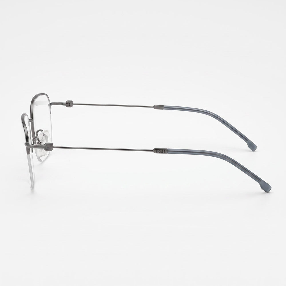 Hugo Boss Modern Men's Alloy Steel Non-polarized Eyeglasses Matte Dark Ruthenium 54mm