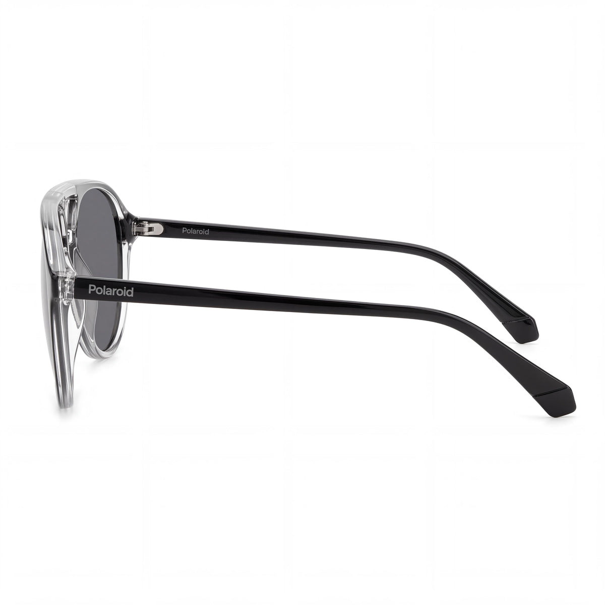 Gafas de sol polarizadas unisex Polaroid, protección UV, montura de policarbonato, negro/gris oscuro, 56mm, Photo 3