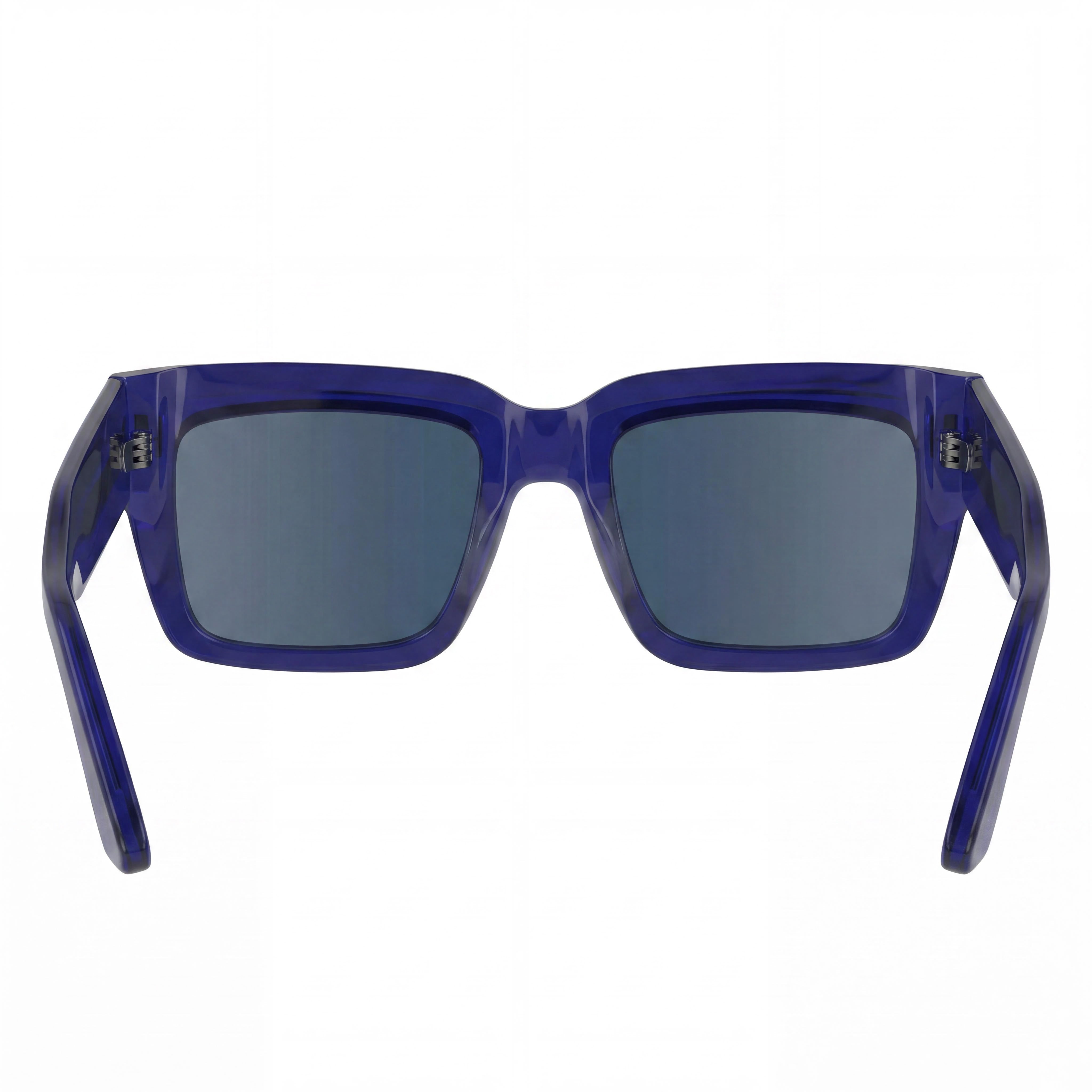 Calvin Klein Ck23538s Unisex Sunglasses, Blue Stainless Steel Frame, 100% UV Protection, Lens Width 55mm, Photo 3