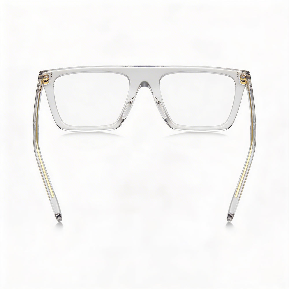 Marc Jacobs MARC 759 Men's Rectangular Acetate Eyeglasses Crystal 53-19-145