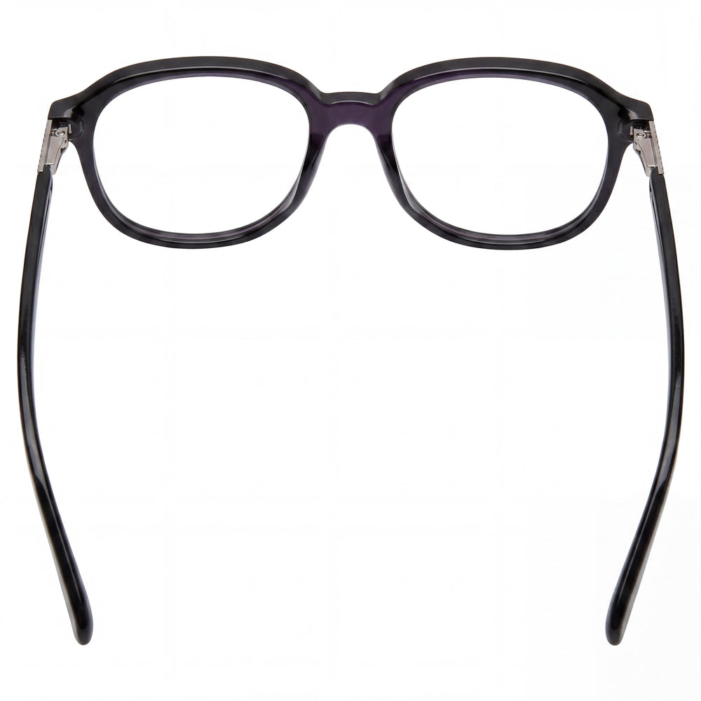 GUESS GU8255 Casual Unisex Shiny Black Full Rim Plastic Eyeglasses 53mm, Clear Demo Lenses, Prescription Ready