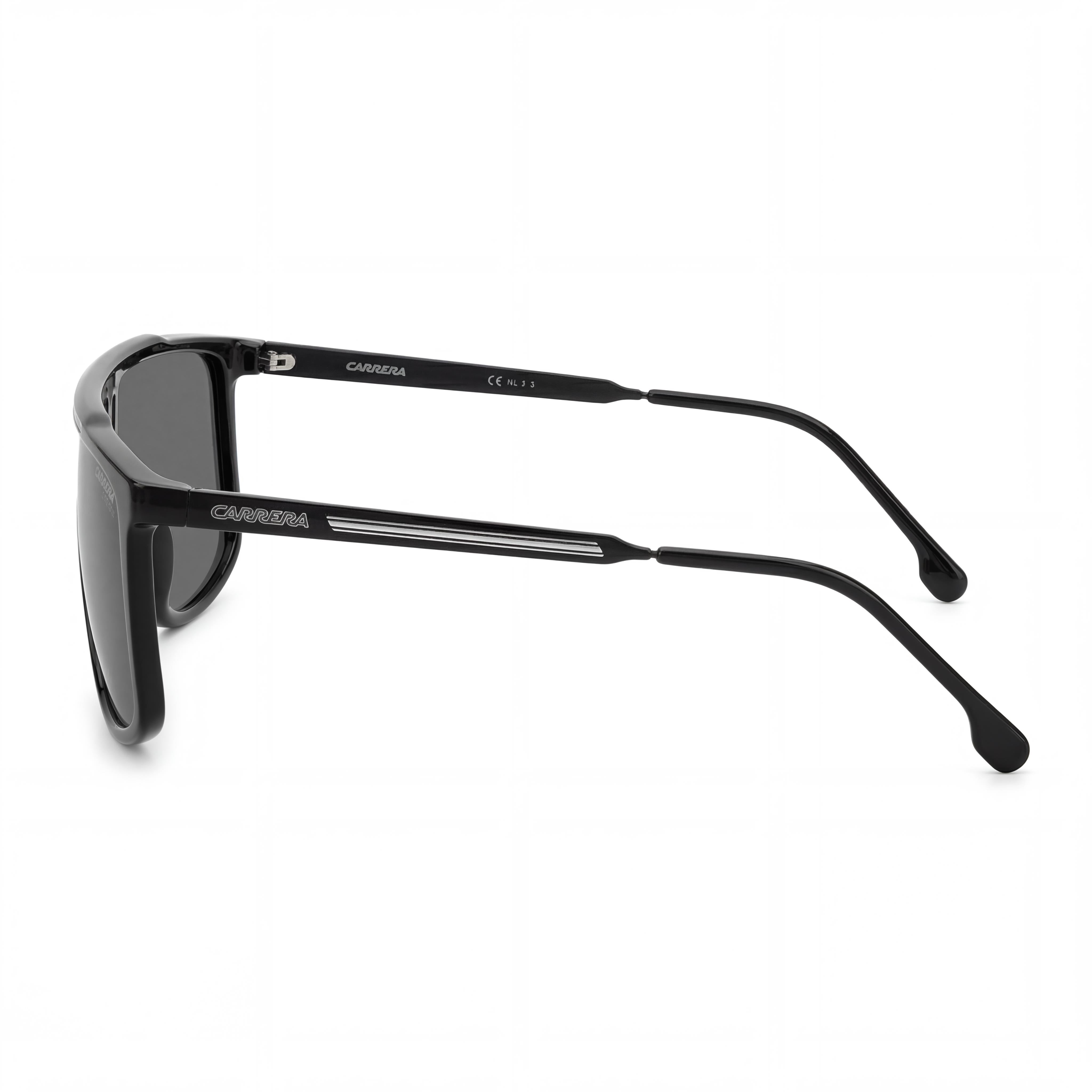 Carrera Casual Men's Black Grey Thermoplastic Navigator 61mm Non-Polarized UV Protection Sunglasses, Photo 3