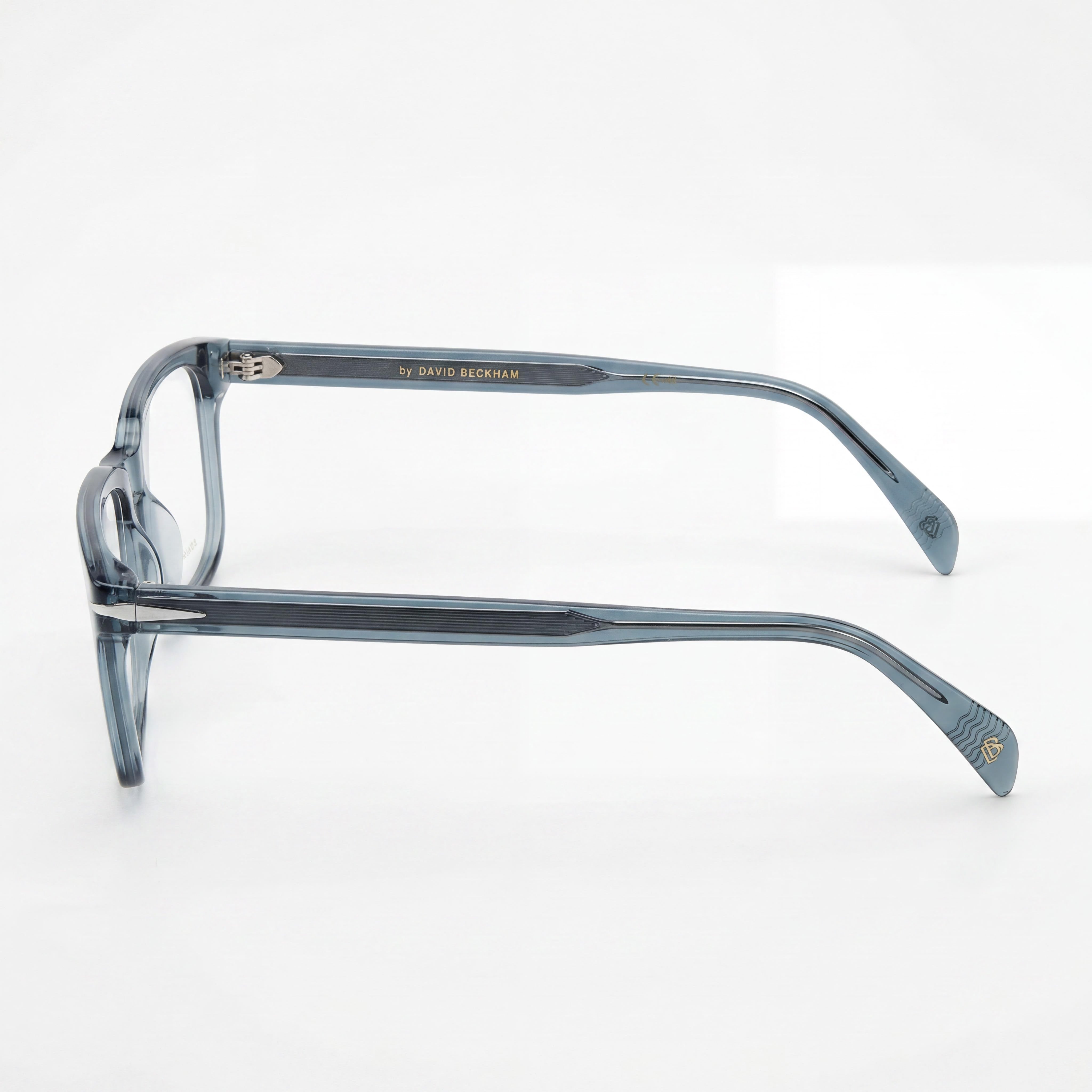 David Beckham Db 1022 Men's Blue Plastic Frame Eyeglasses with Polycarbonate Lenses, 52mm, Photo 2