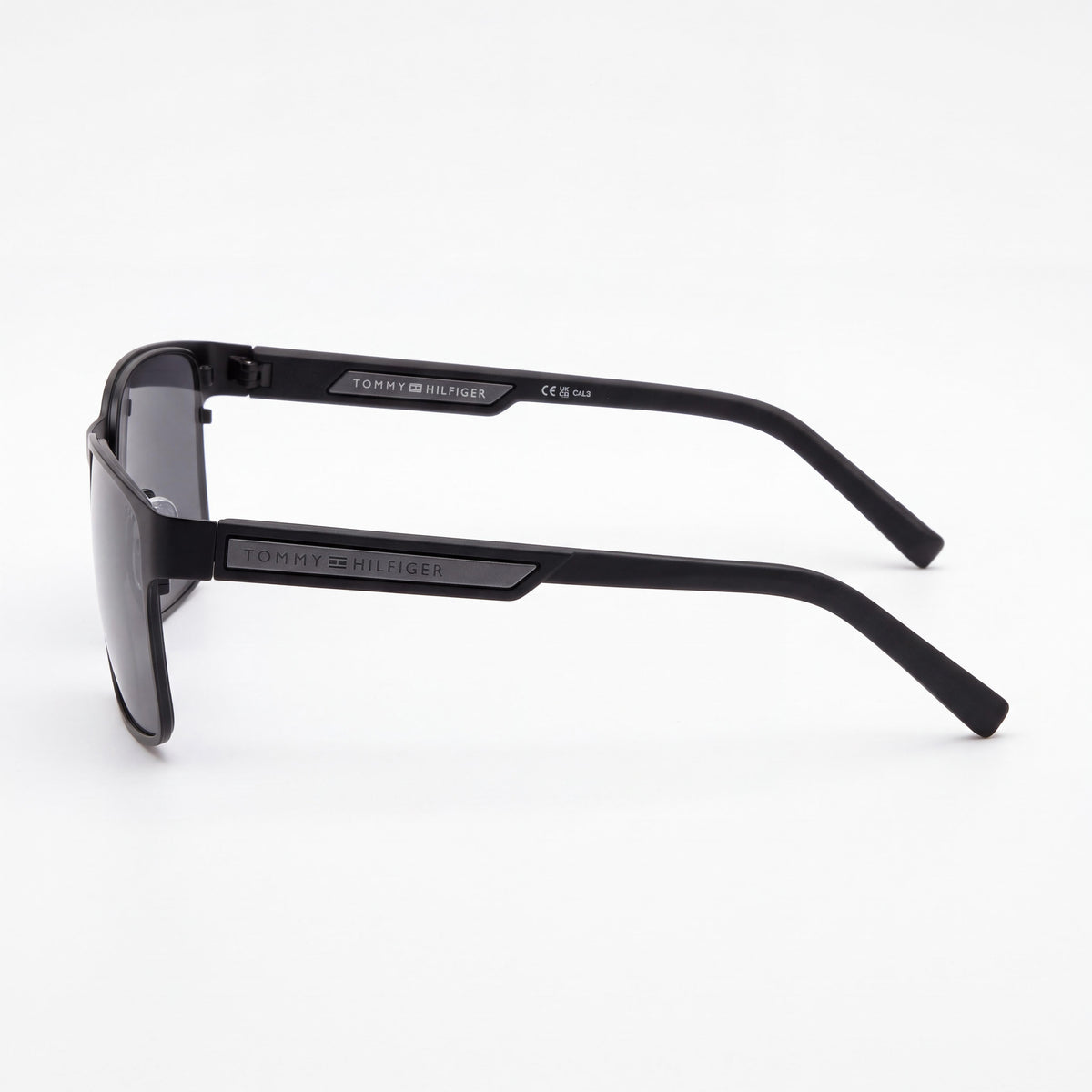 Tommy Hilfiger Th 2087/S Rectangular Stainless Steel Lightweight Matte Black Grey Non-Polarized Unisex 57mm, Photo 2