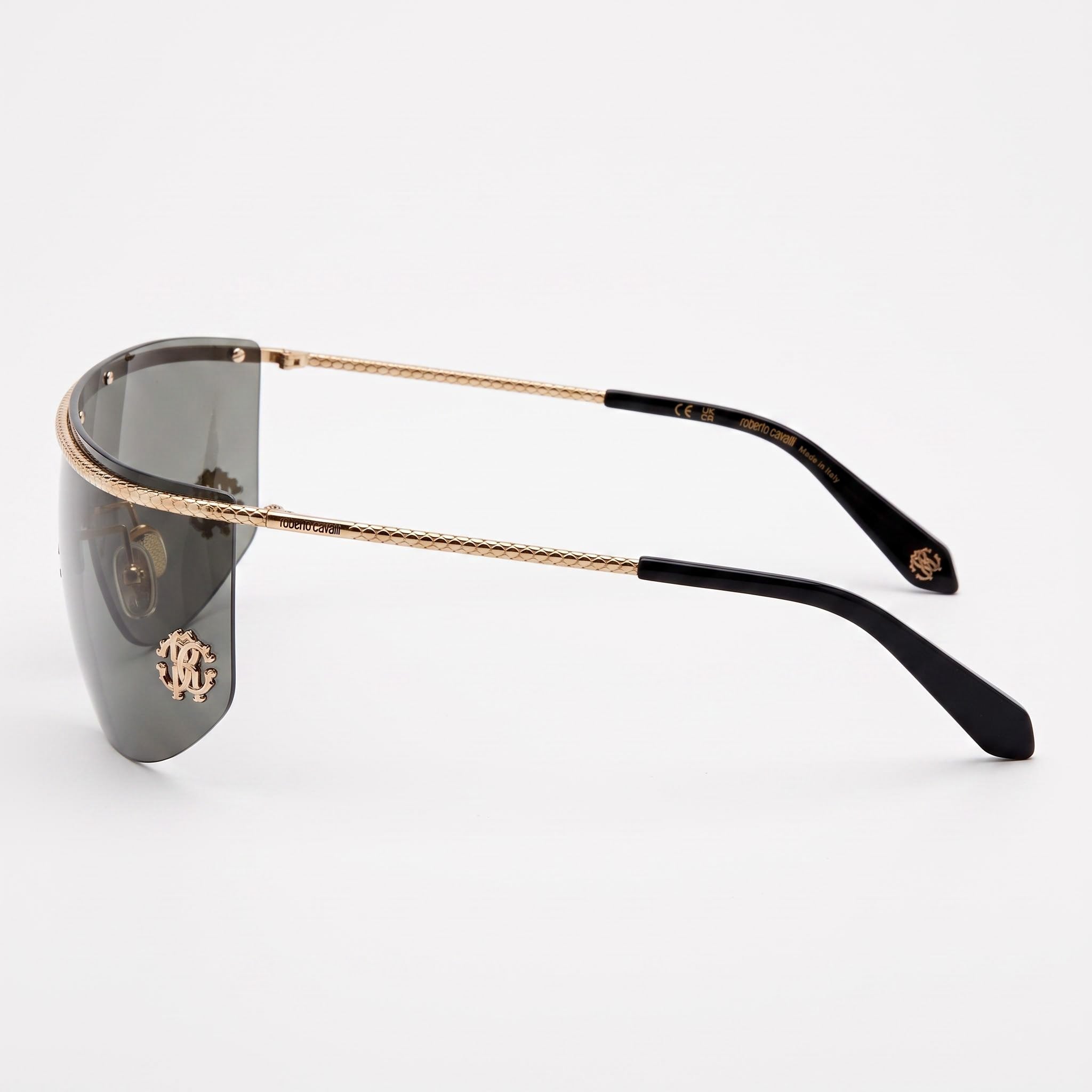 Roberto Cavalli Modern Women's Metal Shiny Rose Gold Sunglasses 99mm, Photo 2