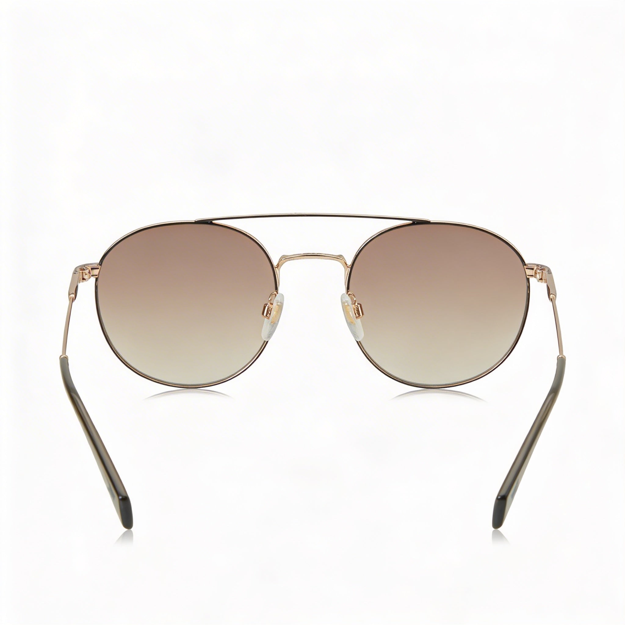 Levi's Modern Unisex Black Gold Stainless Steel Sunglasses, UV Protection, 54mm, Photo 3